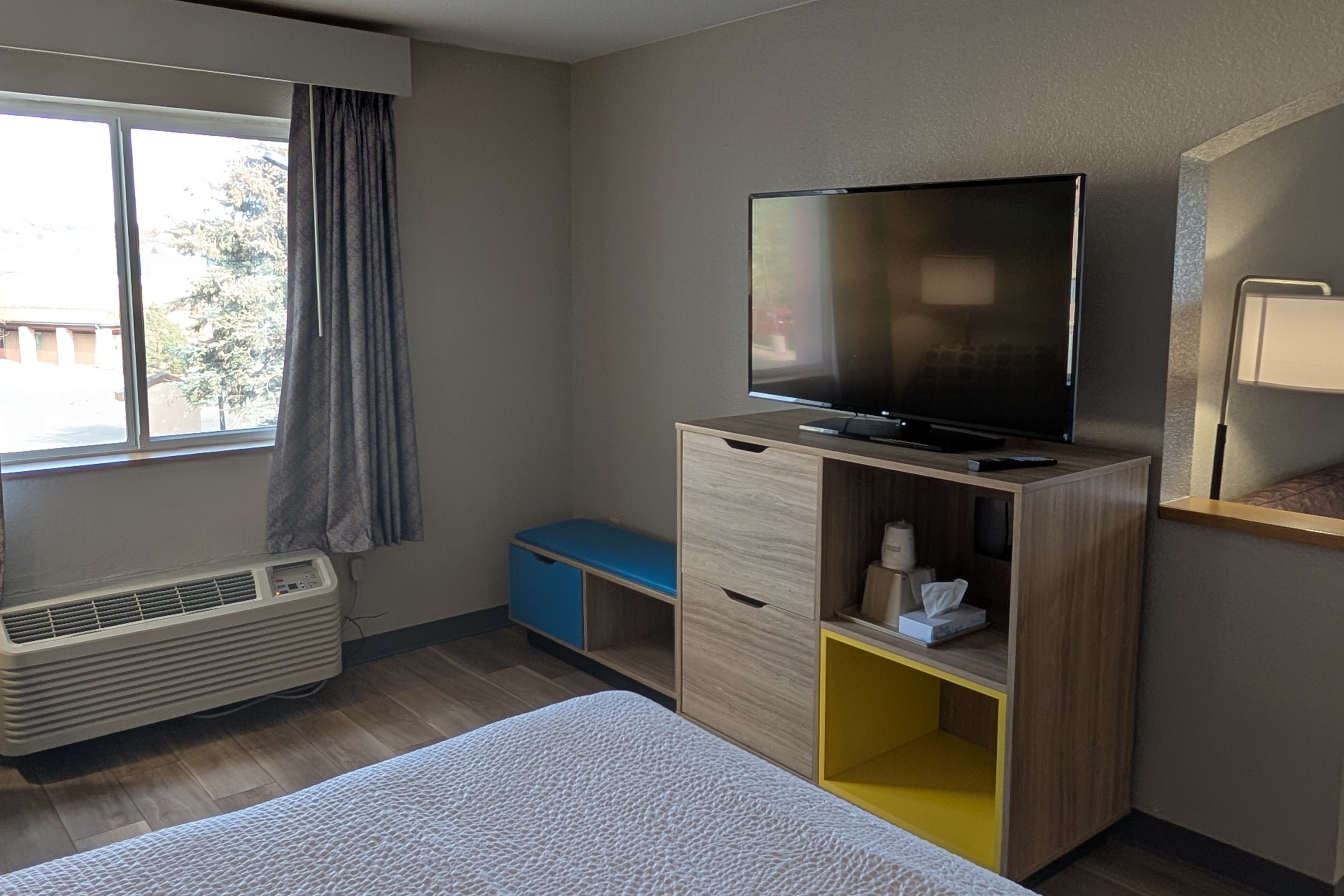 Guest room at the Days Inn & Suites by Wyndham Castle Rock in Castle Rock, Colorado