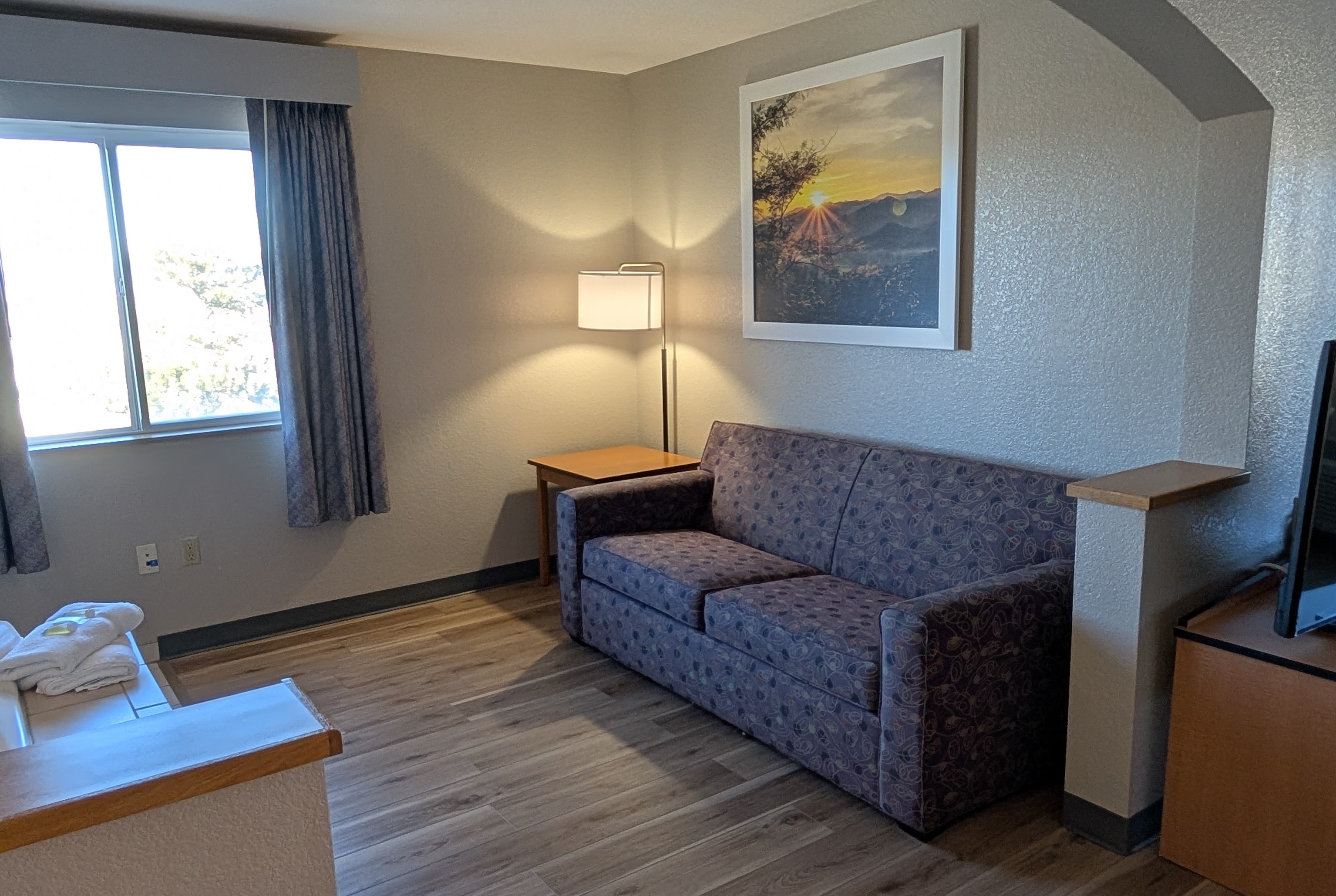 Guest room at the Days Inn & Suites by Wyndham Castle Rock in Castle Rock, Colorado