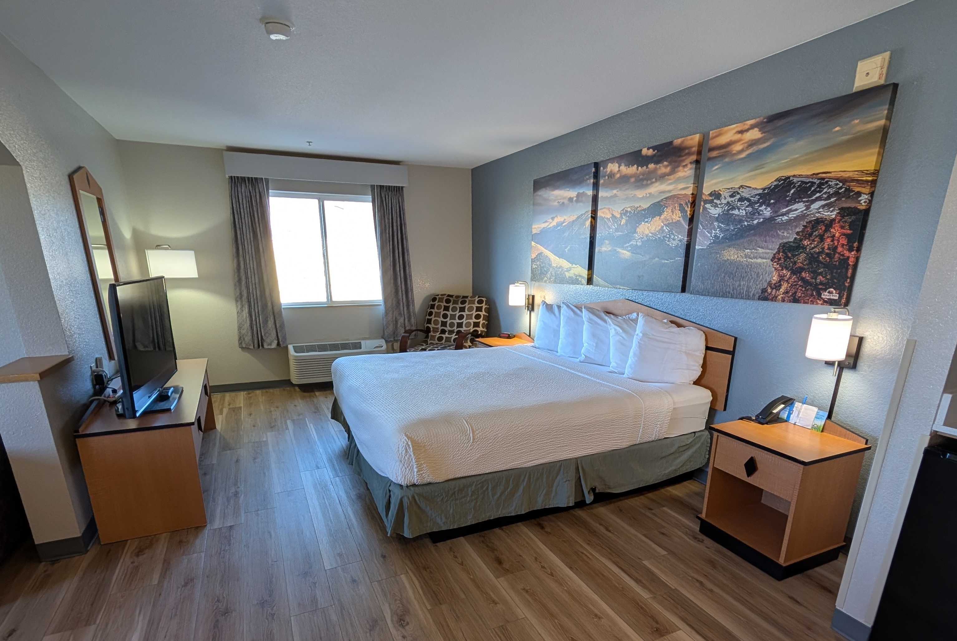 Guest room at the Days Inn & Suites by Wyndham Castle Rock in Castle Rock, Colorado