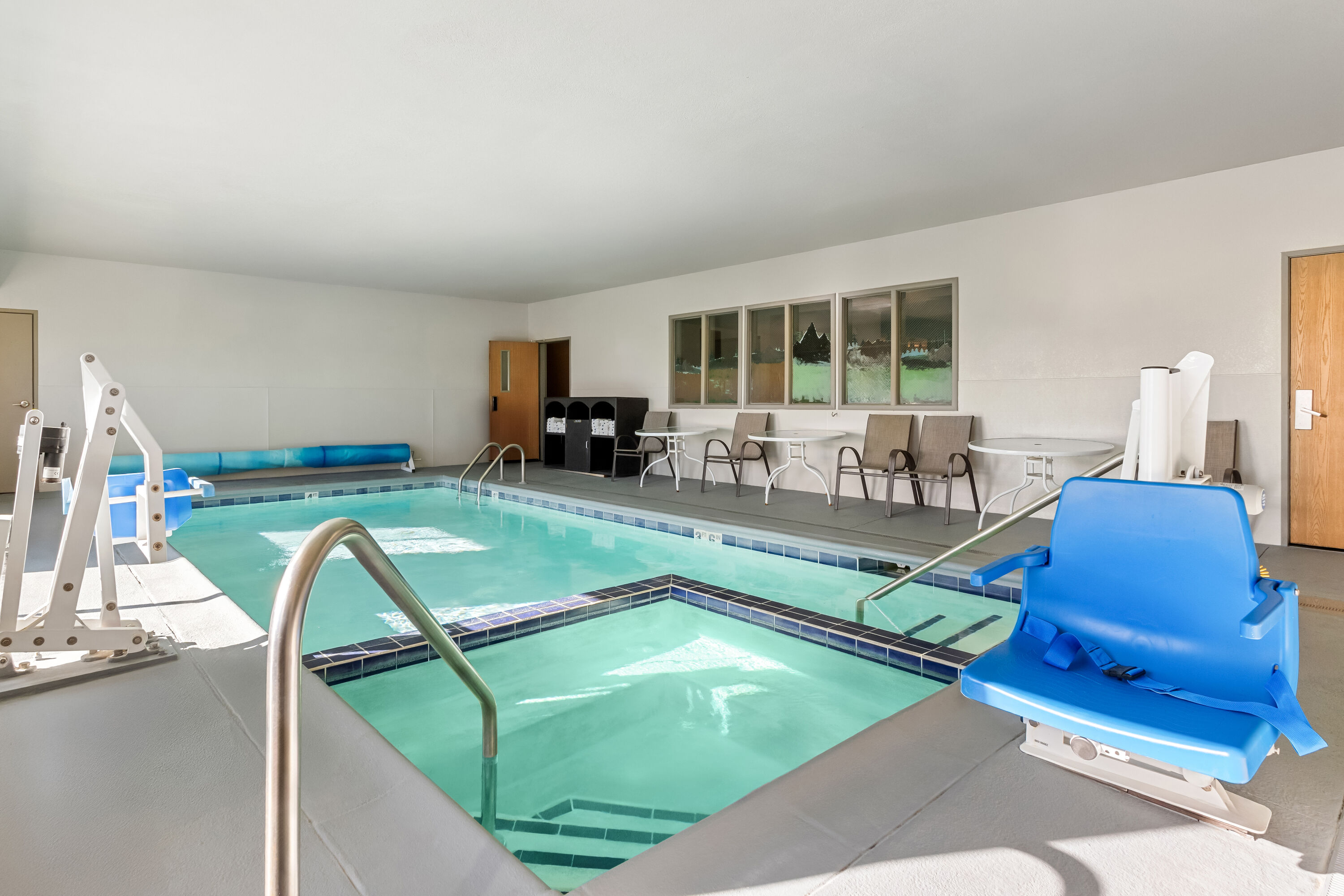 Indoor pool at the Days Inn & Suites by Wyndham Castle Rock in Castle Rock, Colorado