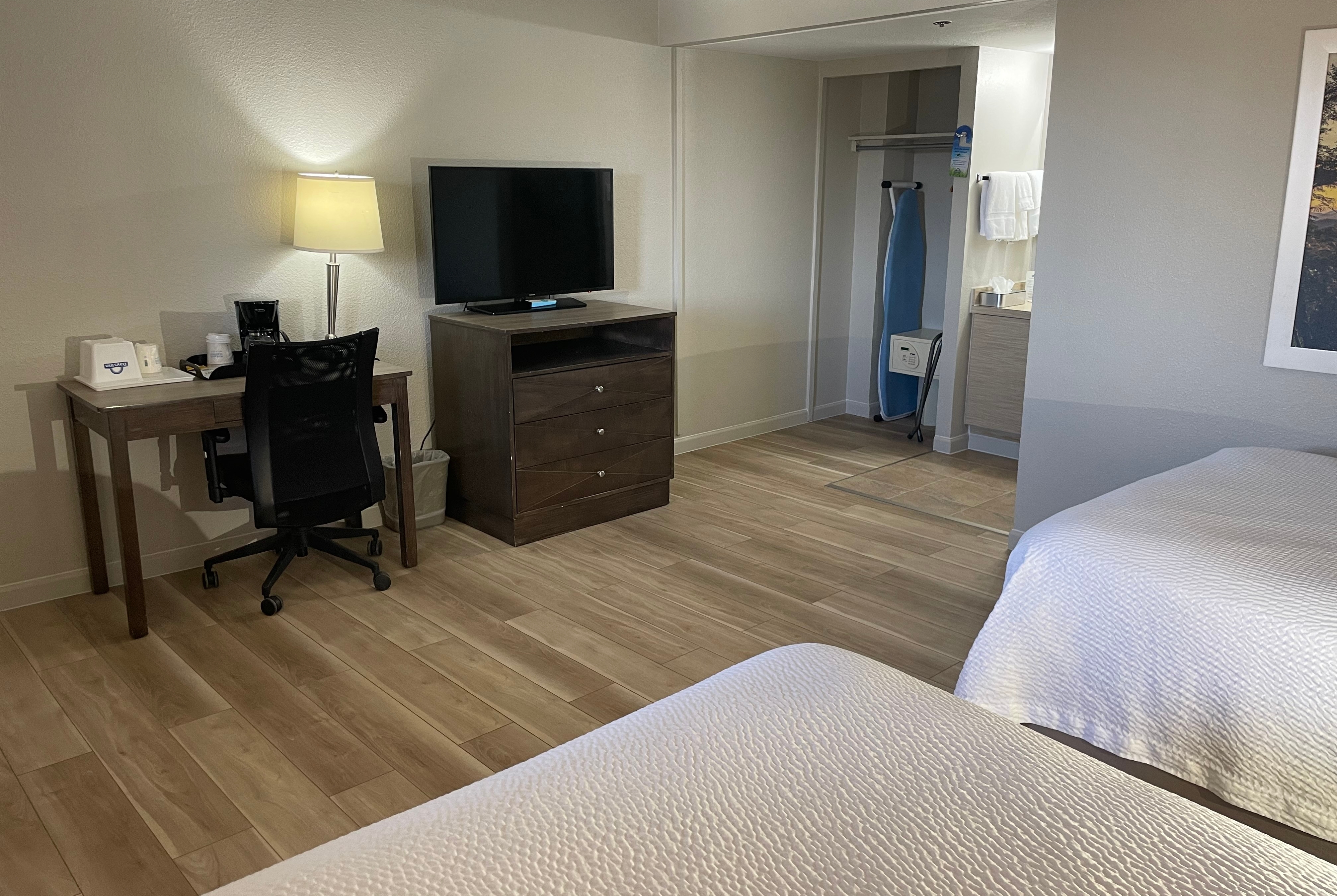 Guest room at the Days Inn by Wyndham Denver Downtown in Denver, Colorado