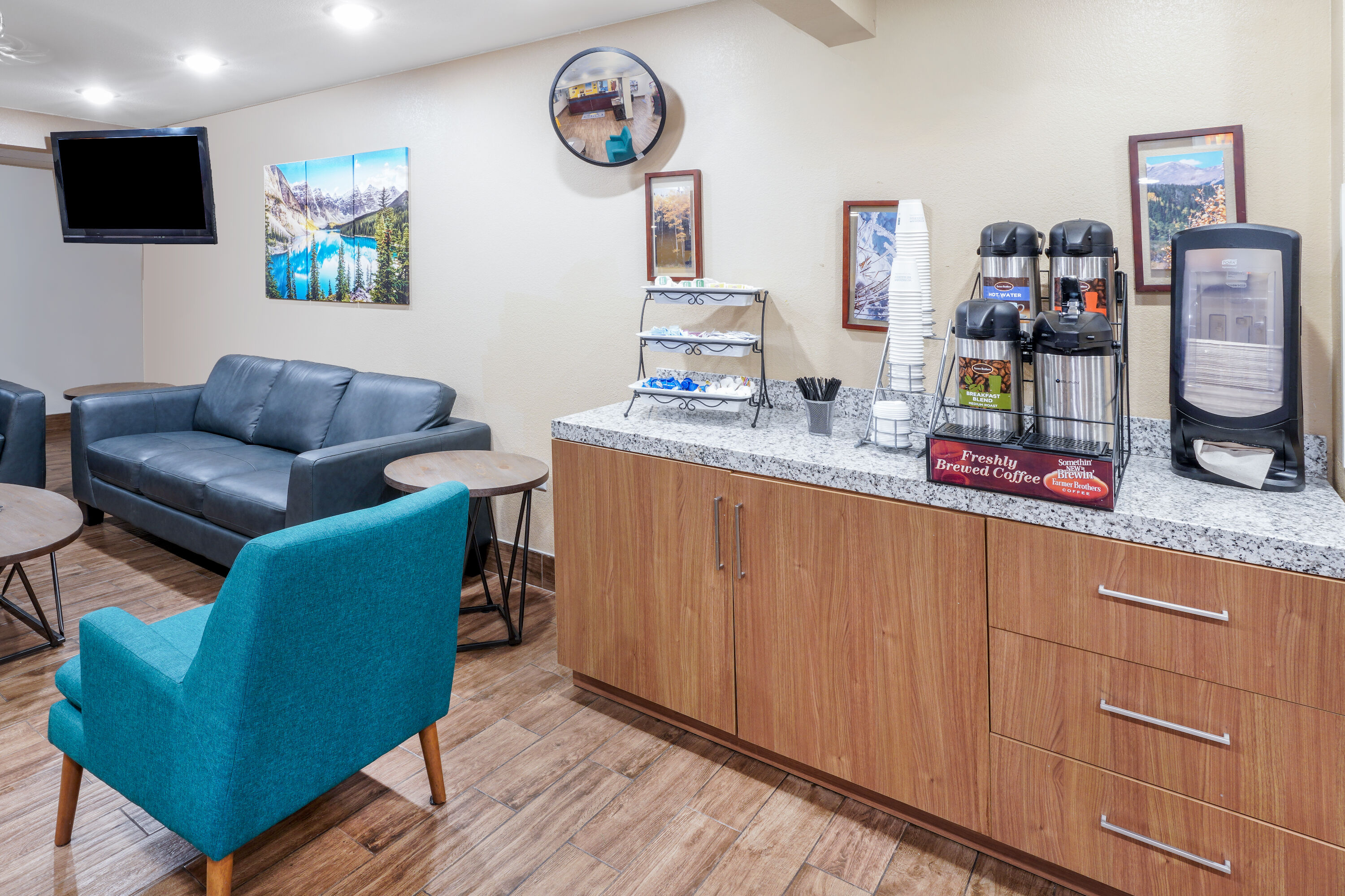 Free breakfast at Days Inn & Suites by Wyndham Greeley in Greeley, Colorado