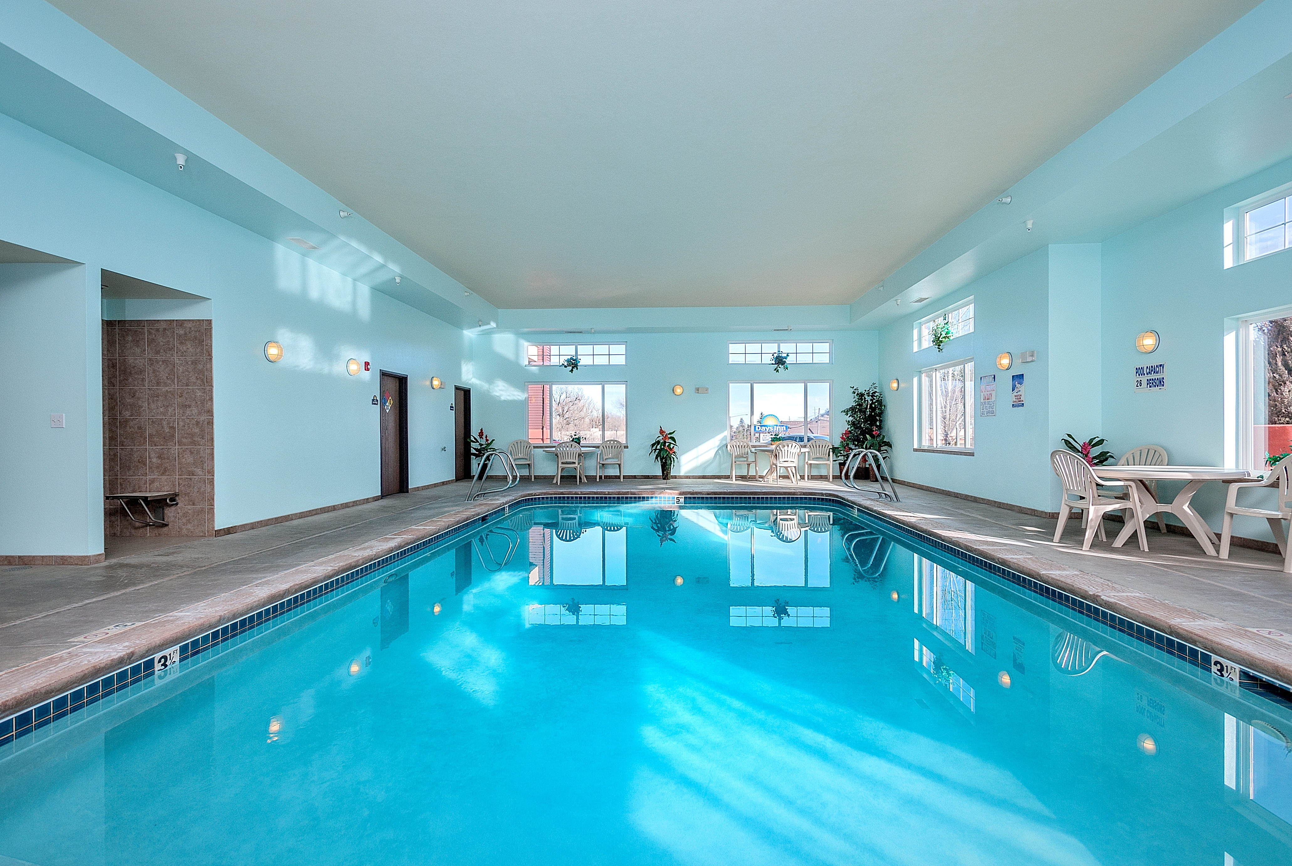 Indoor pool at the Days Inn by Wyndham Manitou Springs in Manitou Springs, Colorado