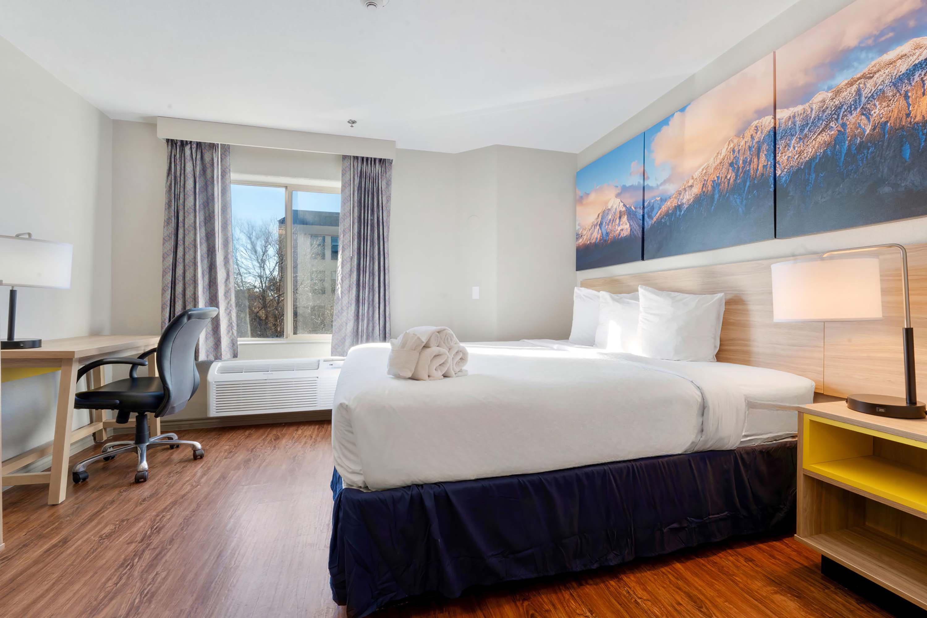 Guest room at the Days Inn by Wyndham Thornton in Thornton, Colorado