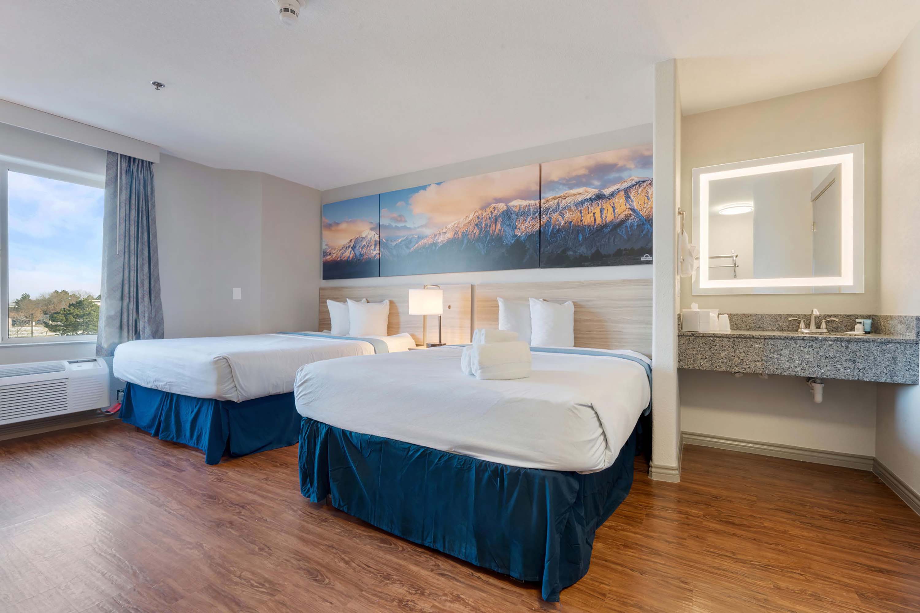 Guest room at the Days Inn by Wyndham Thornton in Thornton, Colorado