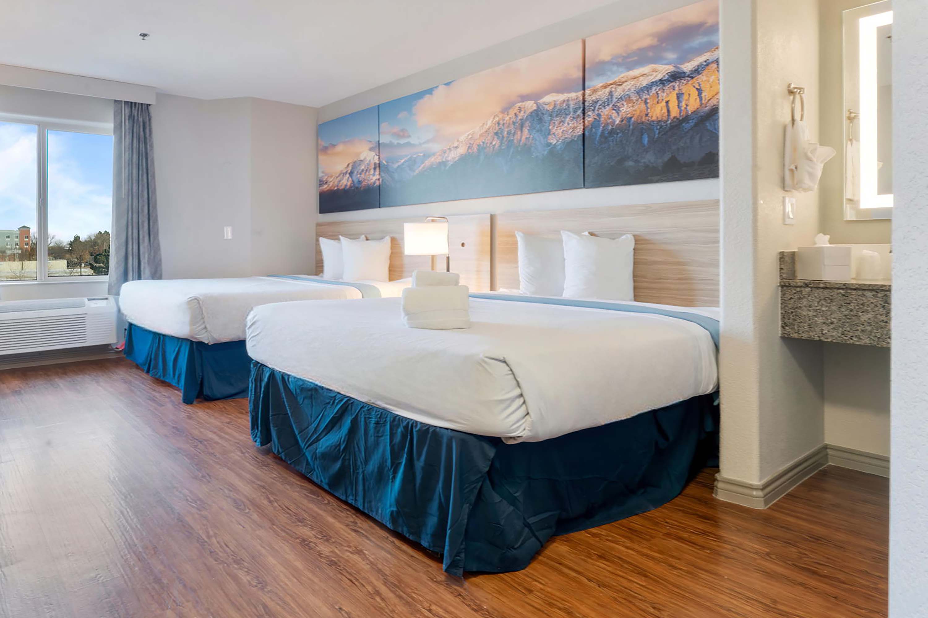 Guest room at the Days Inn by Wyndham Thornton in Thornton, Colorado