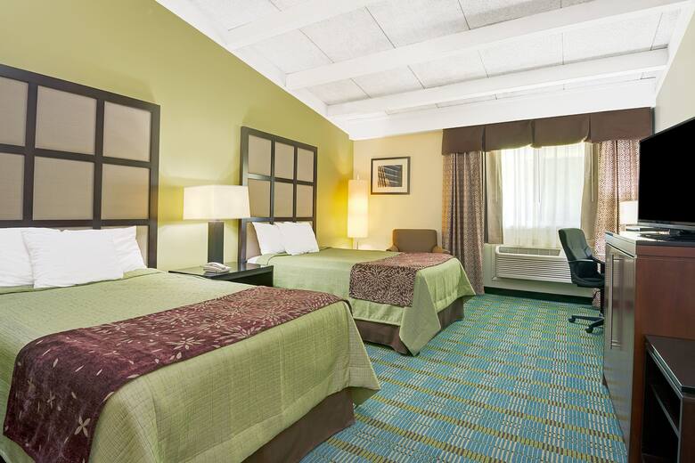 Guest room at the Days Inn Southington in Southington, Connecticut