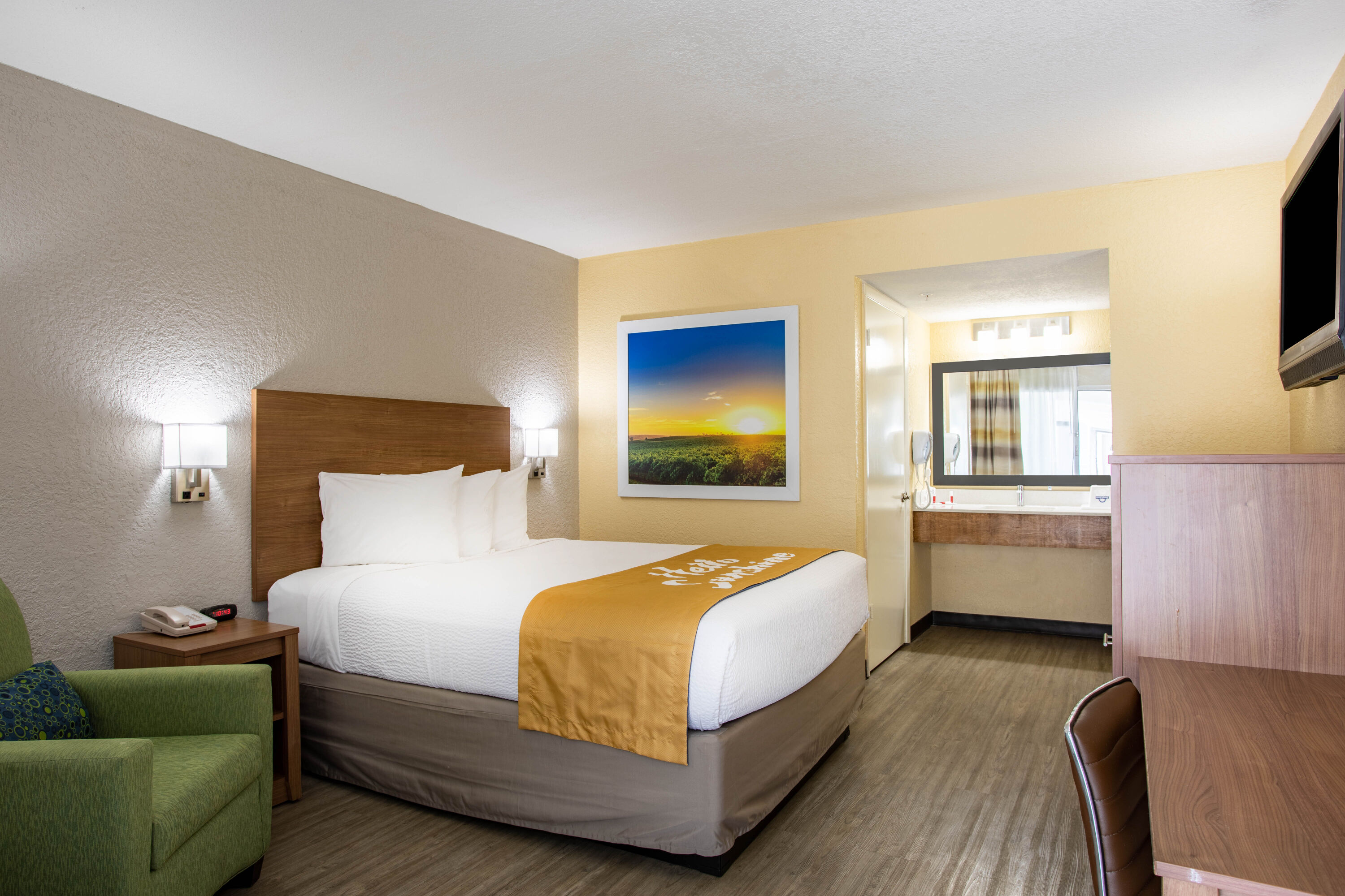 Guest room at the Days Inn by Wyndham Apopka/Orlando in APOPKA, Florida