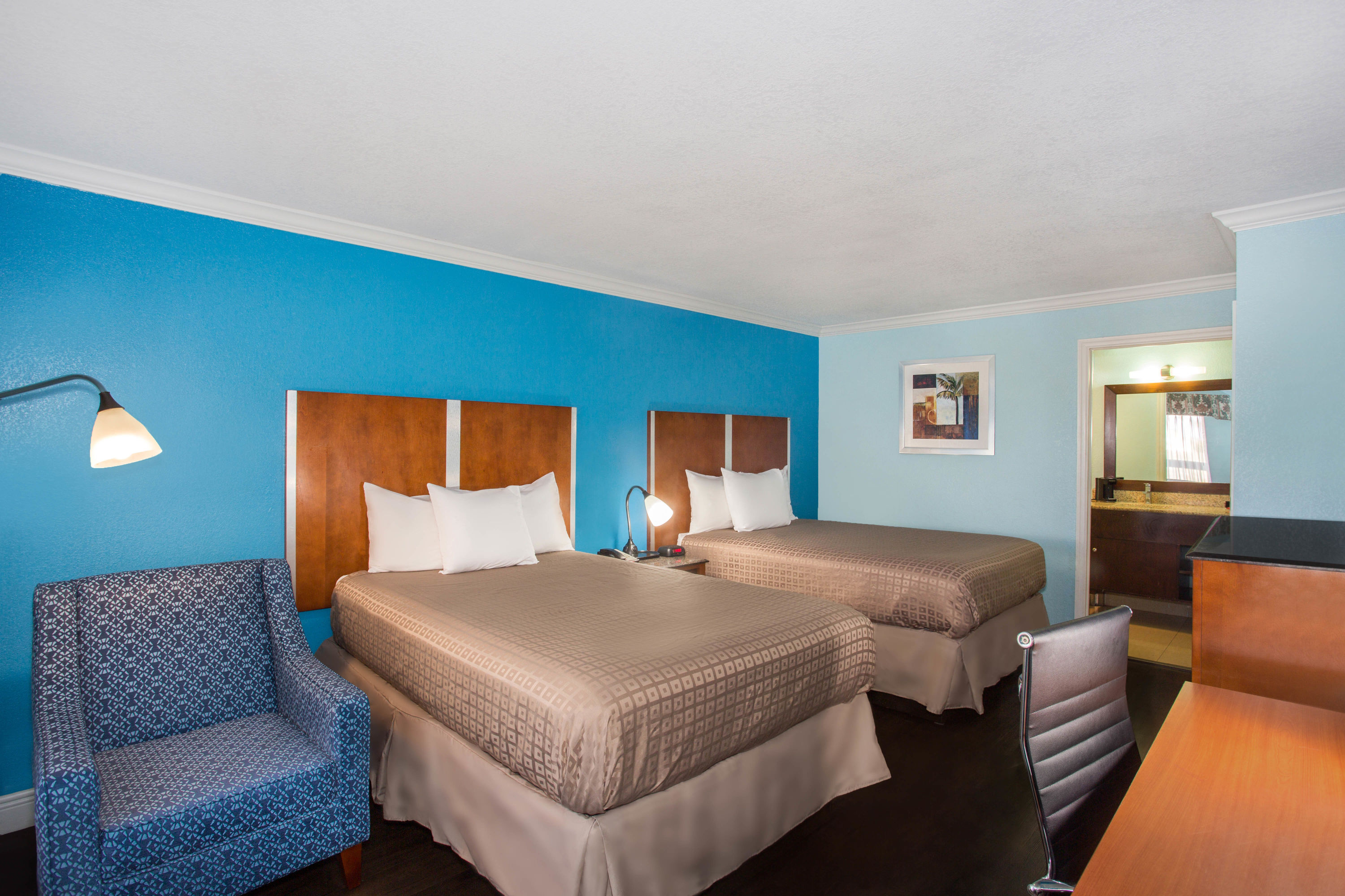 Guest room at the Days Inn by Wyndham Florida City in Florida City, Florida
