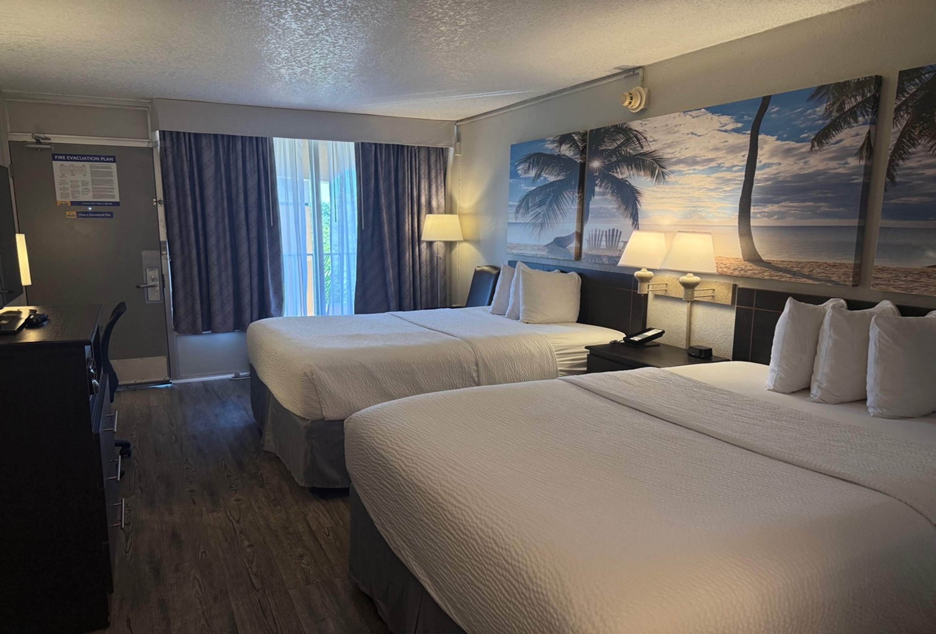 Guest room at the Days Inn by Wyndham Fort Lauderdale-Oakland Park Airport N in Fort Lauderdale, Florida