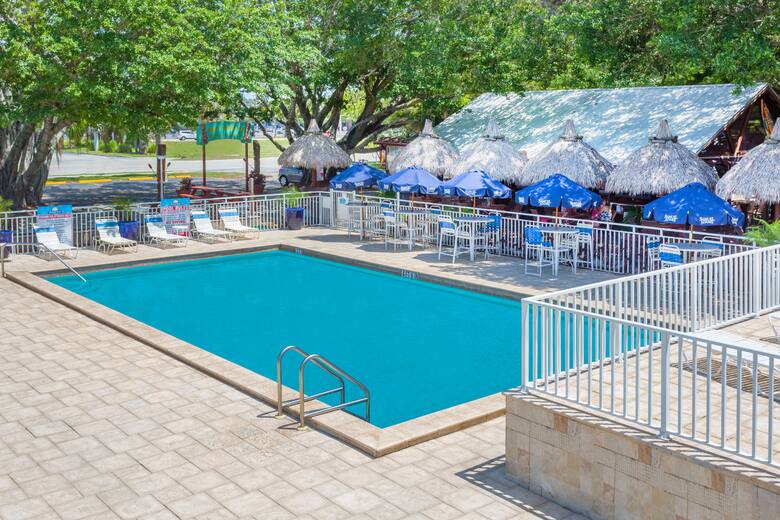 Pool at the Days Inn Fort Myers Springs Resort in Fort Myers, Florida