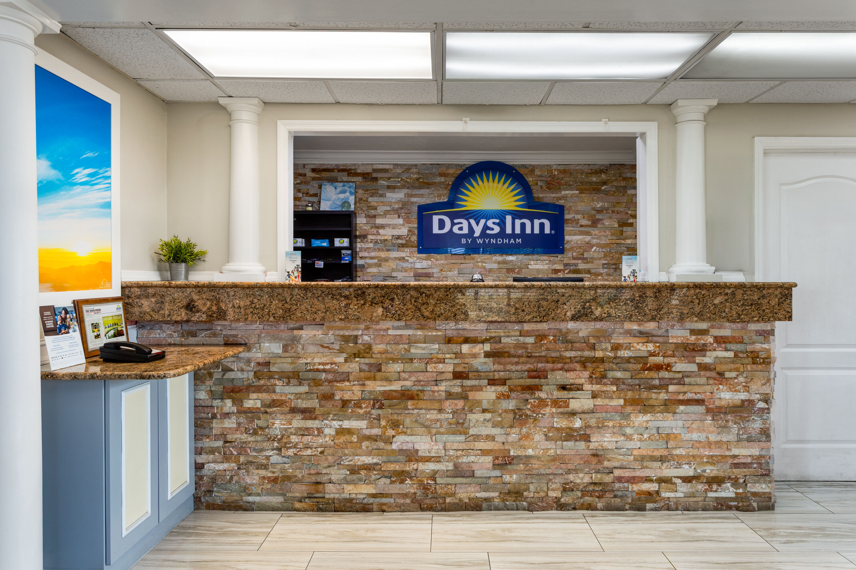 Days Inn by Wyndham Fort Myers Springs Resort reception in Fort Myers, Florida