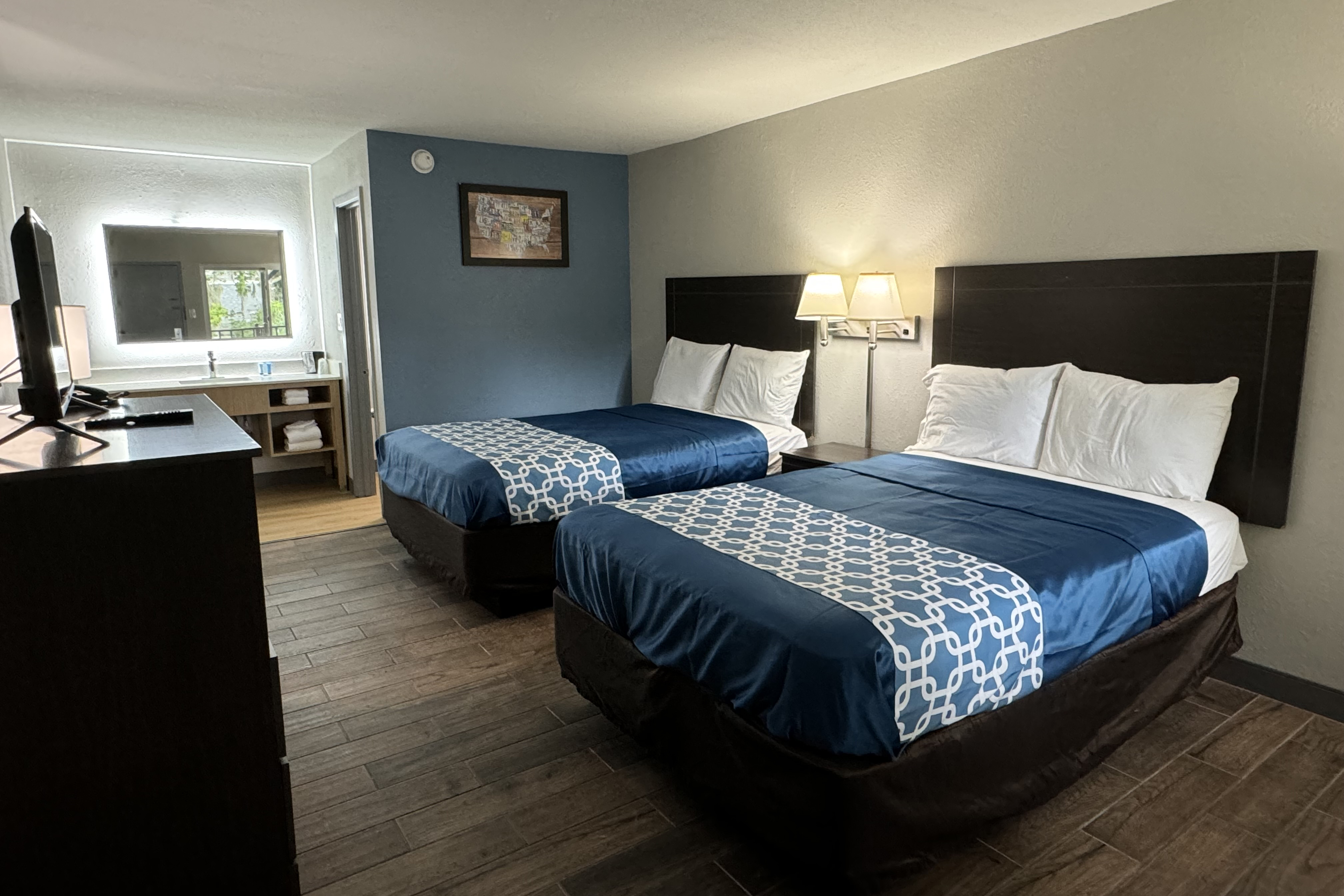 Guest room at the Days Inn by Wyndham Gainesville Hospital/University Area in Gainesville, Florida