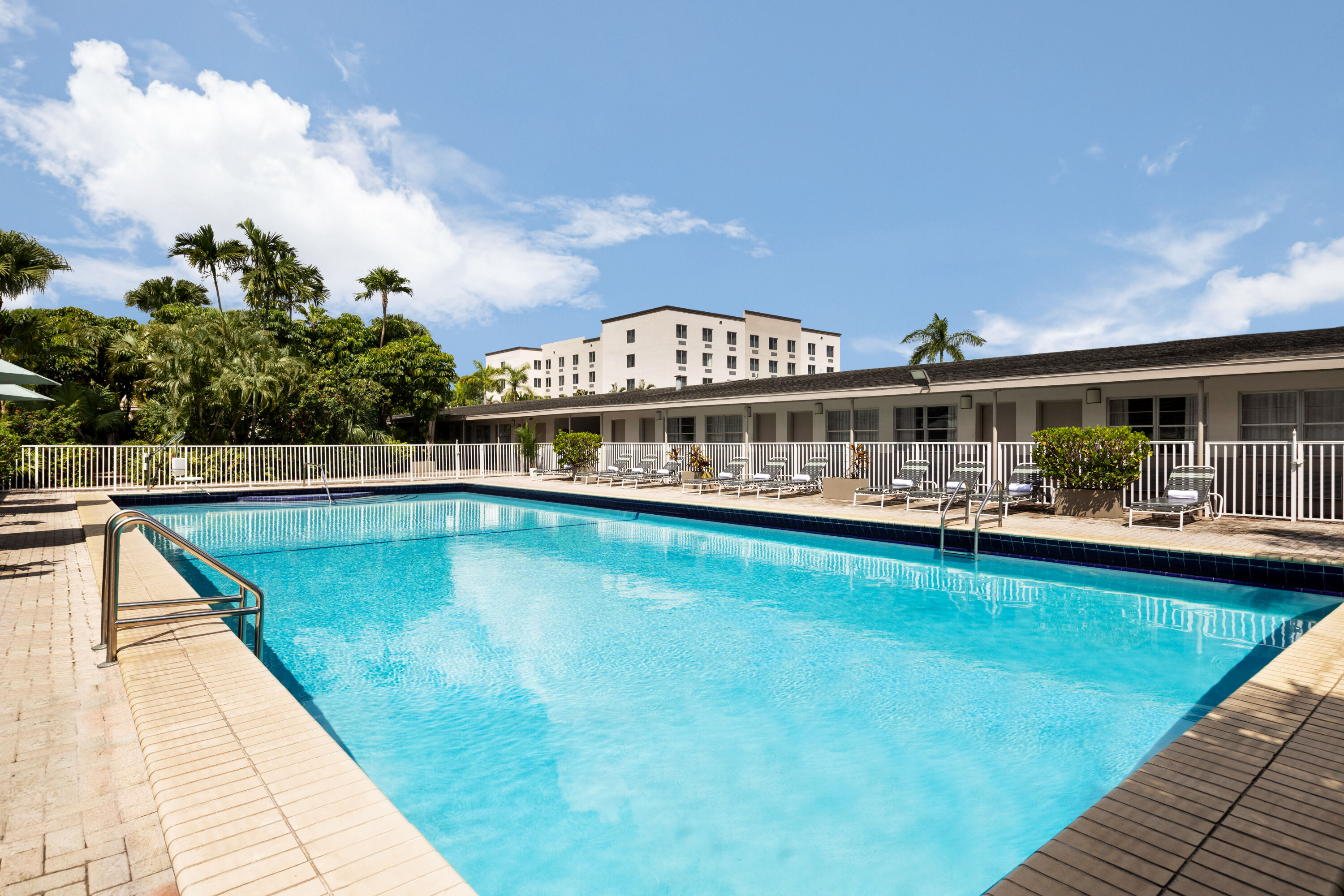 Family pool at the Days Inn by Wyndham Miami Airport North in Miami, Florida