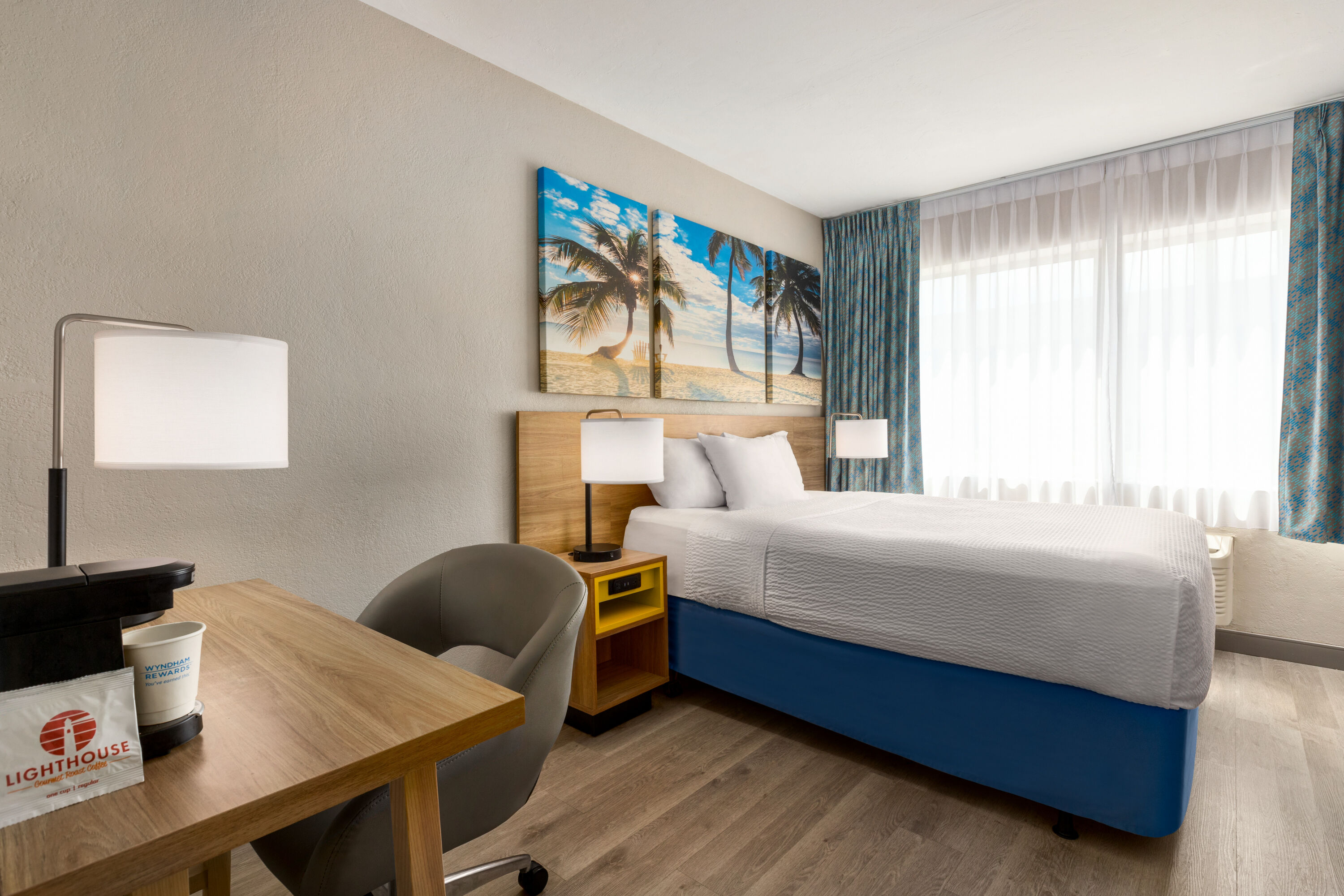 Guest room at the Days Inn by Wyndham Miami Airport North in Miami, Florida