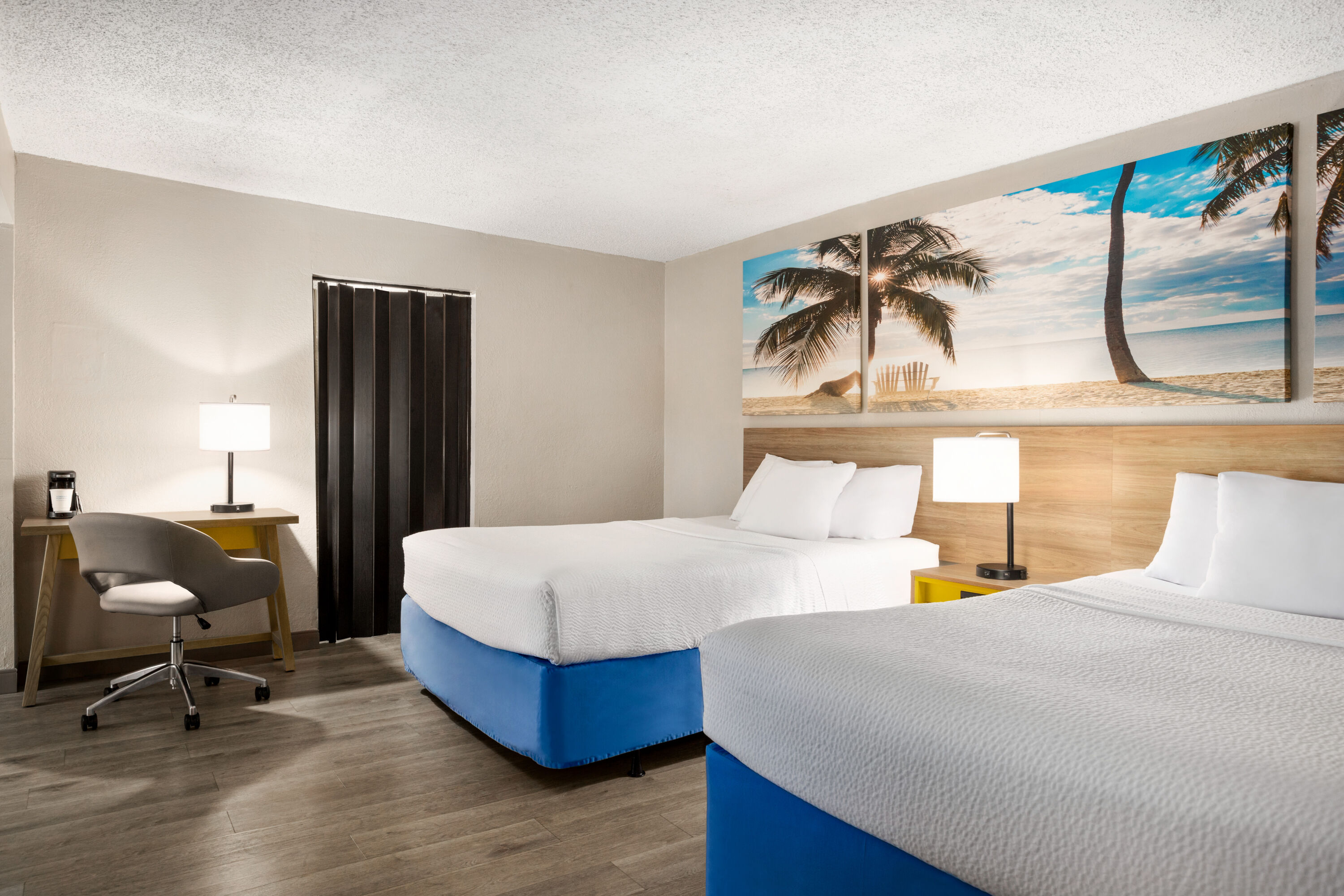 Guest room at the Days Inn by Wyndham Miami Airport North in Miami, Florida