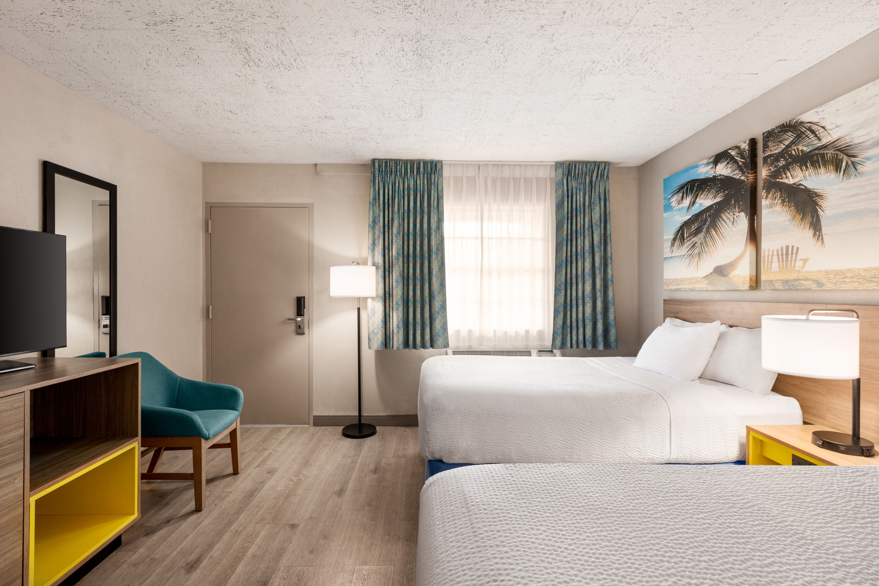 Guest room at the Days Inn by Wyndham Miami Airport North in Miami, Florida