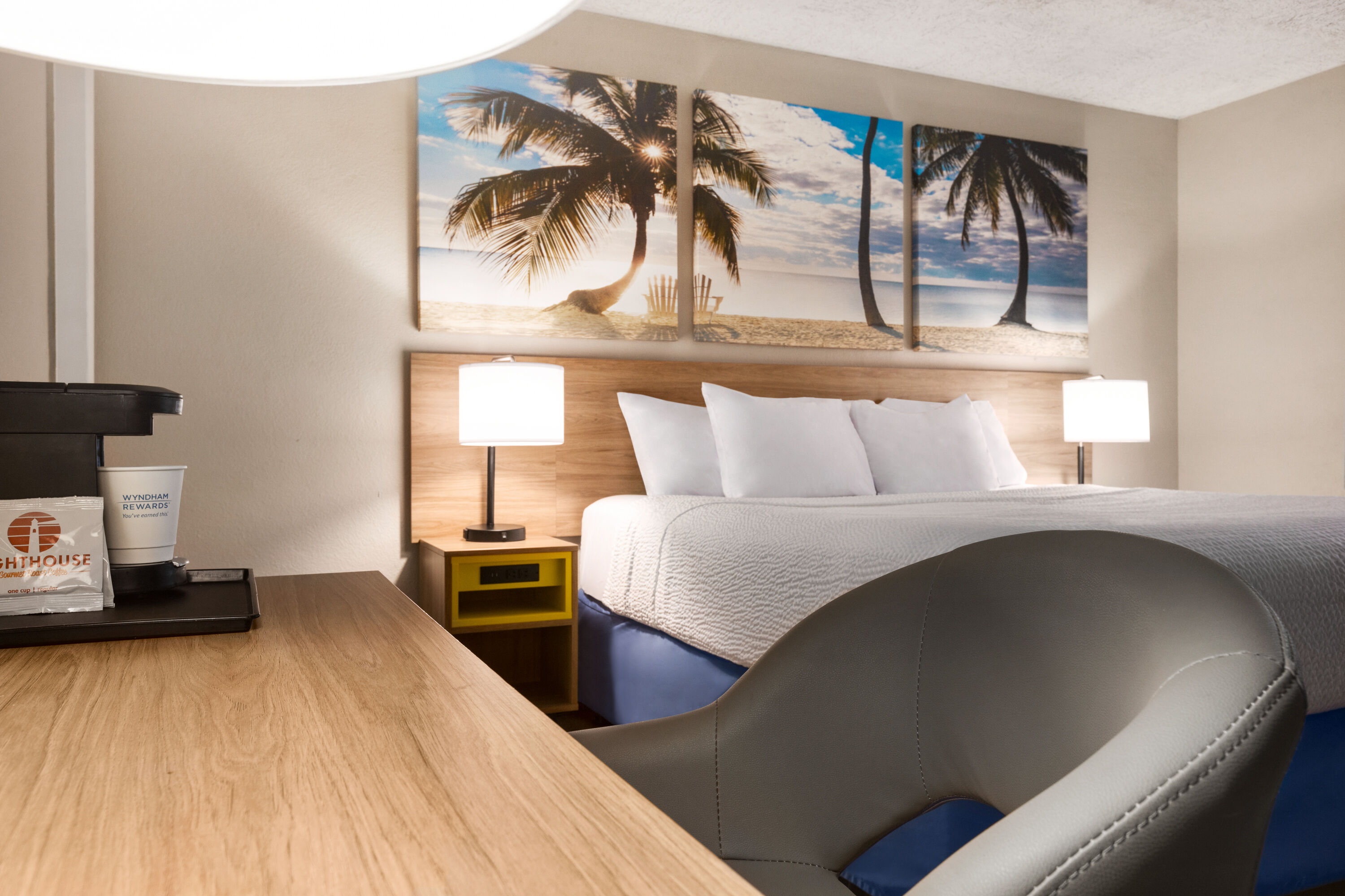 Guest room at the Days Inn by Wyndham Miami Airport North in Miami, Florida