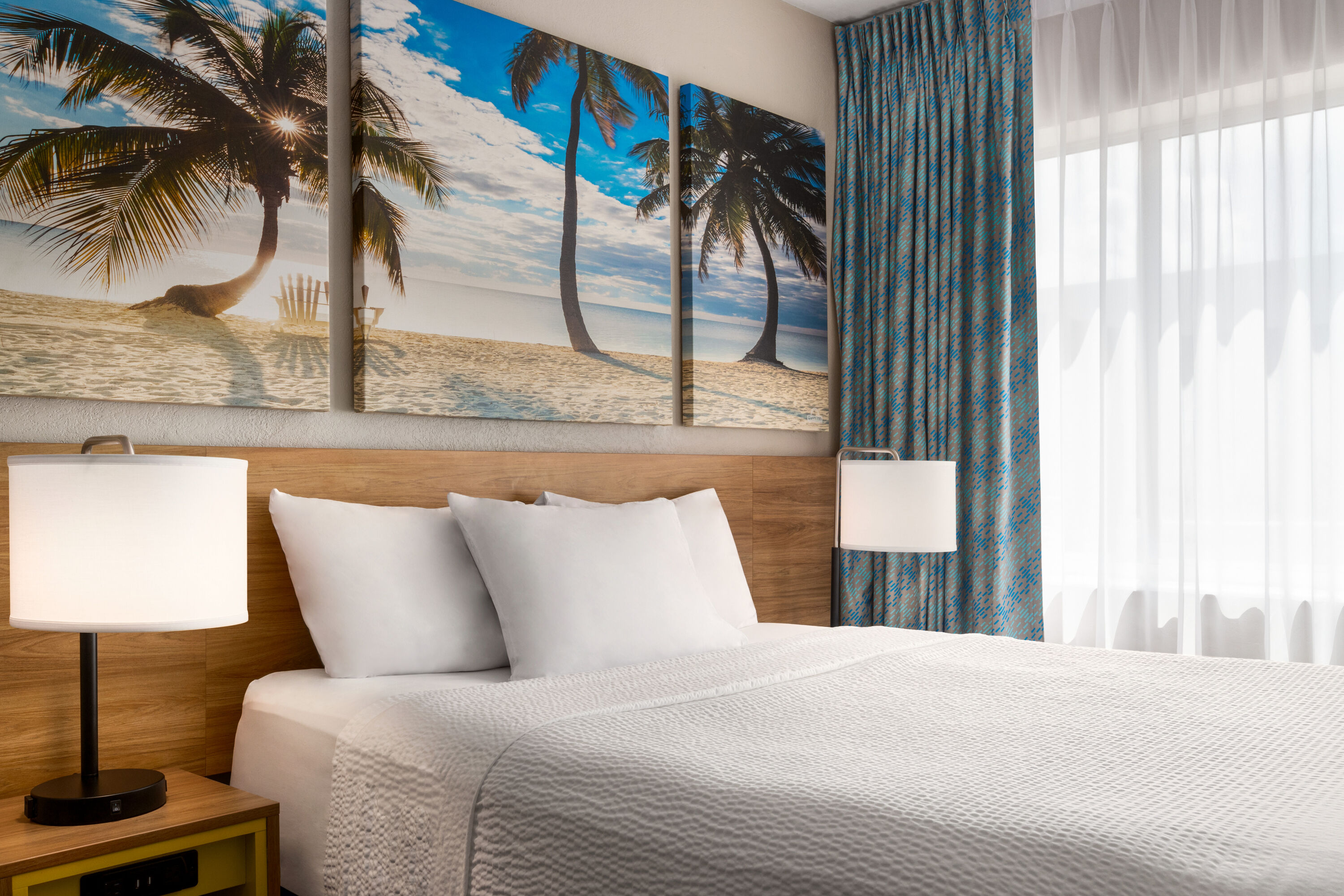 Guest room at the Days Inn by Wyndham Miami Airport North in Miami, Florida