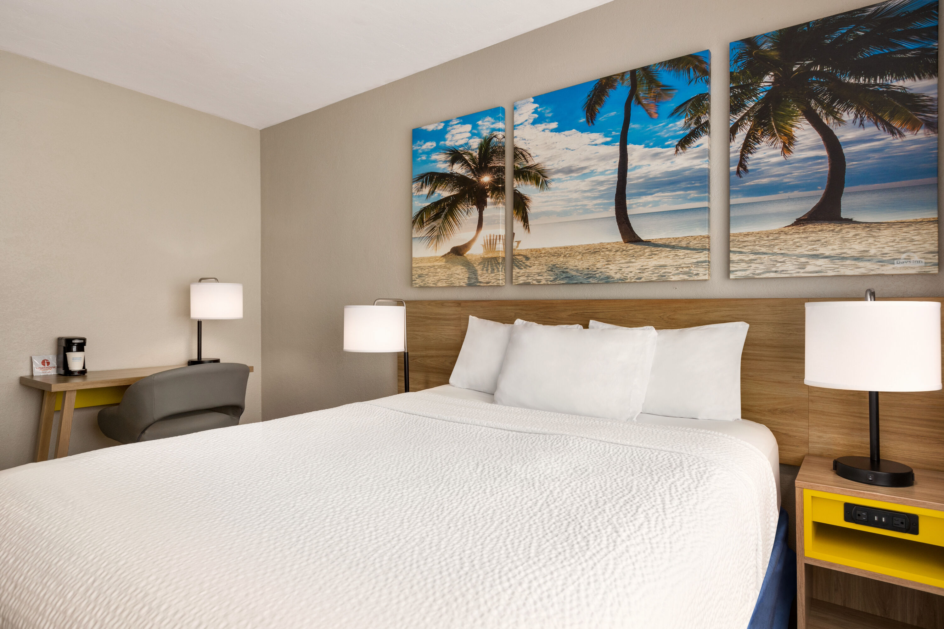 Guest room at the Days Inn by Wyndham Miami Airport North in Miami, Florida
