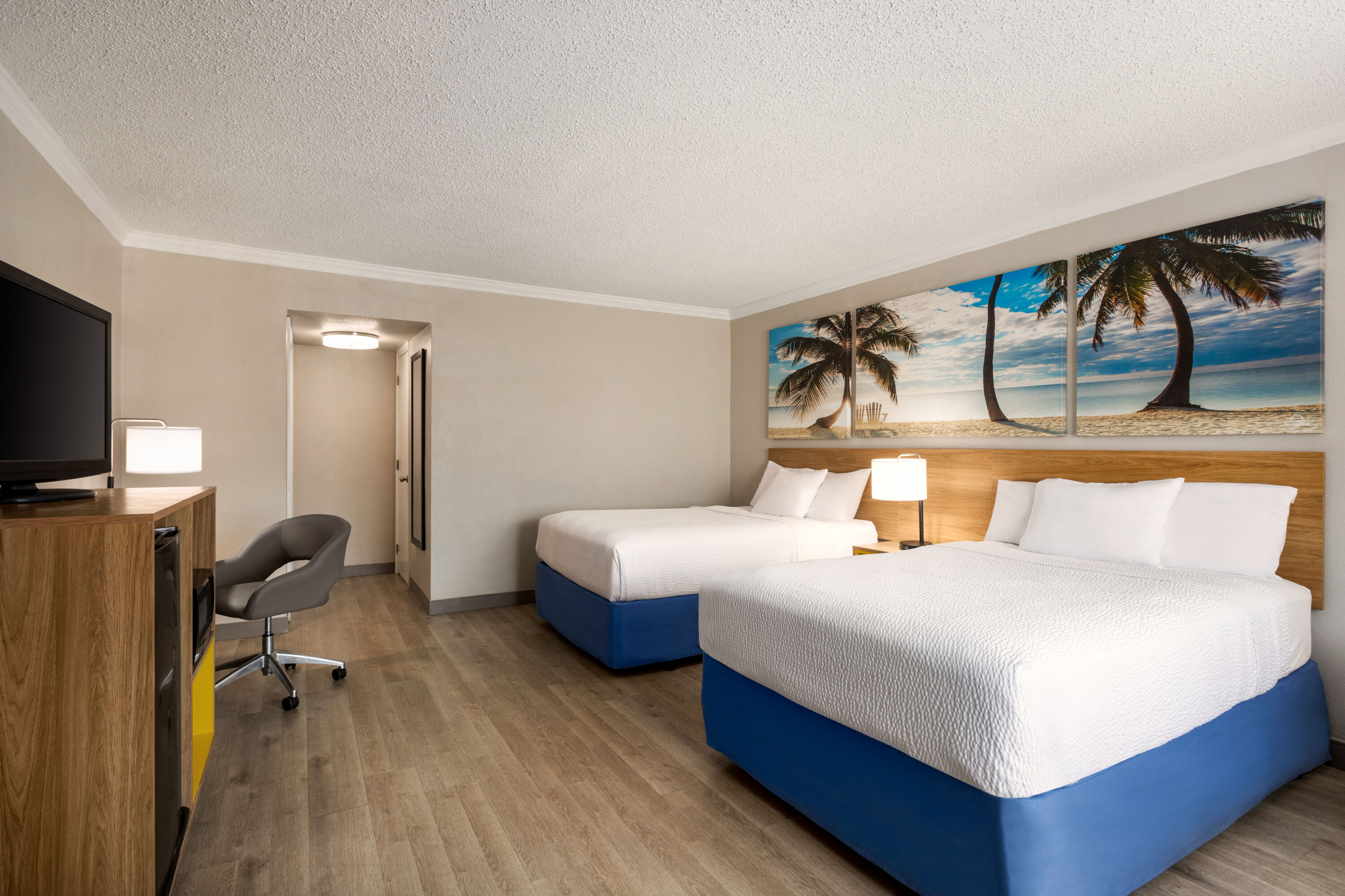 Guest room at the Days Inn by Wyndham Miami Airport North in Miami, Florida
