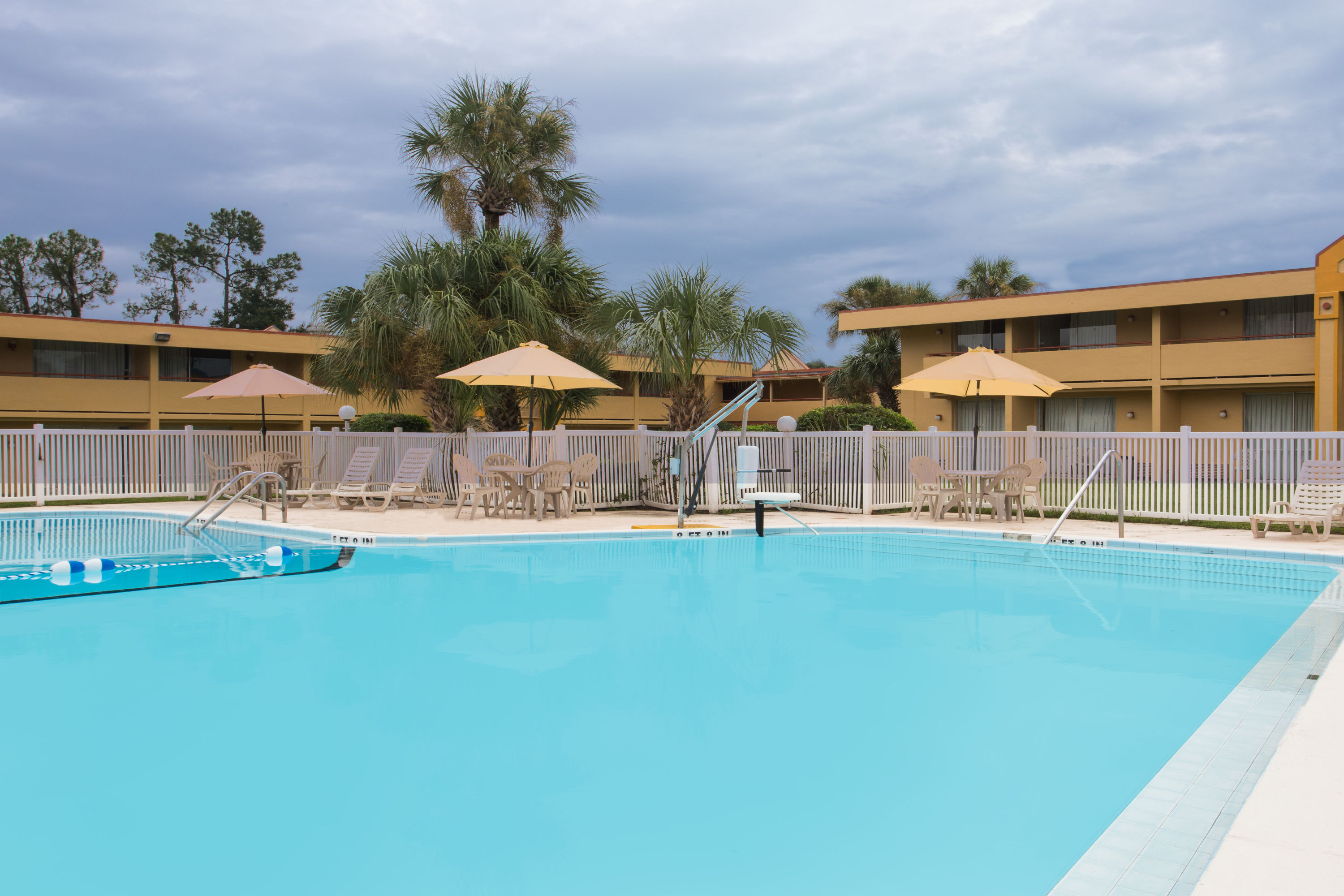 Pool at the Days Inn by Wyndham Ocala North in Ocala, Florida