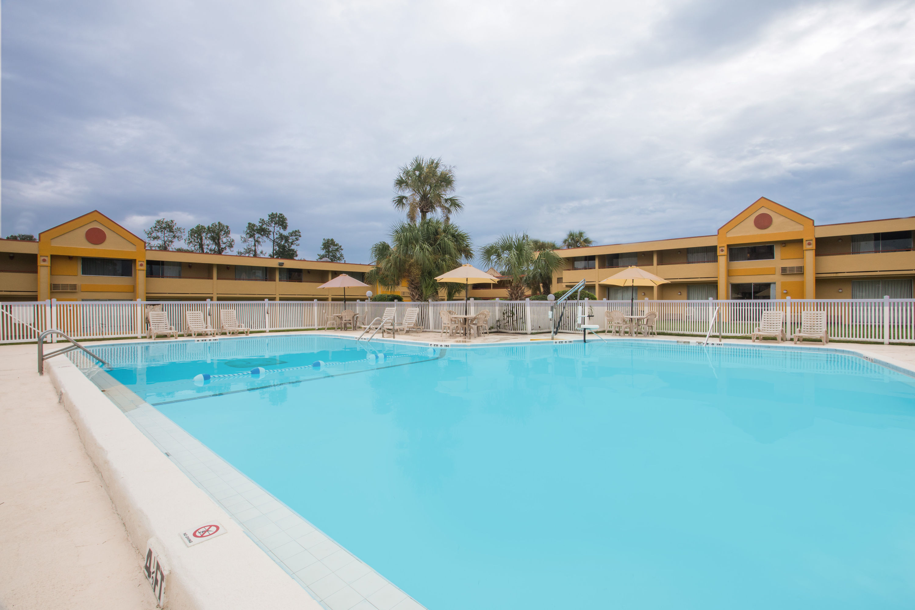Pool at the Days Inn by Wyndham Ocala North in Ocala, Florida