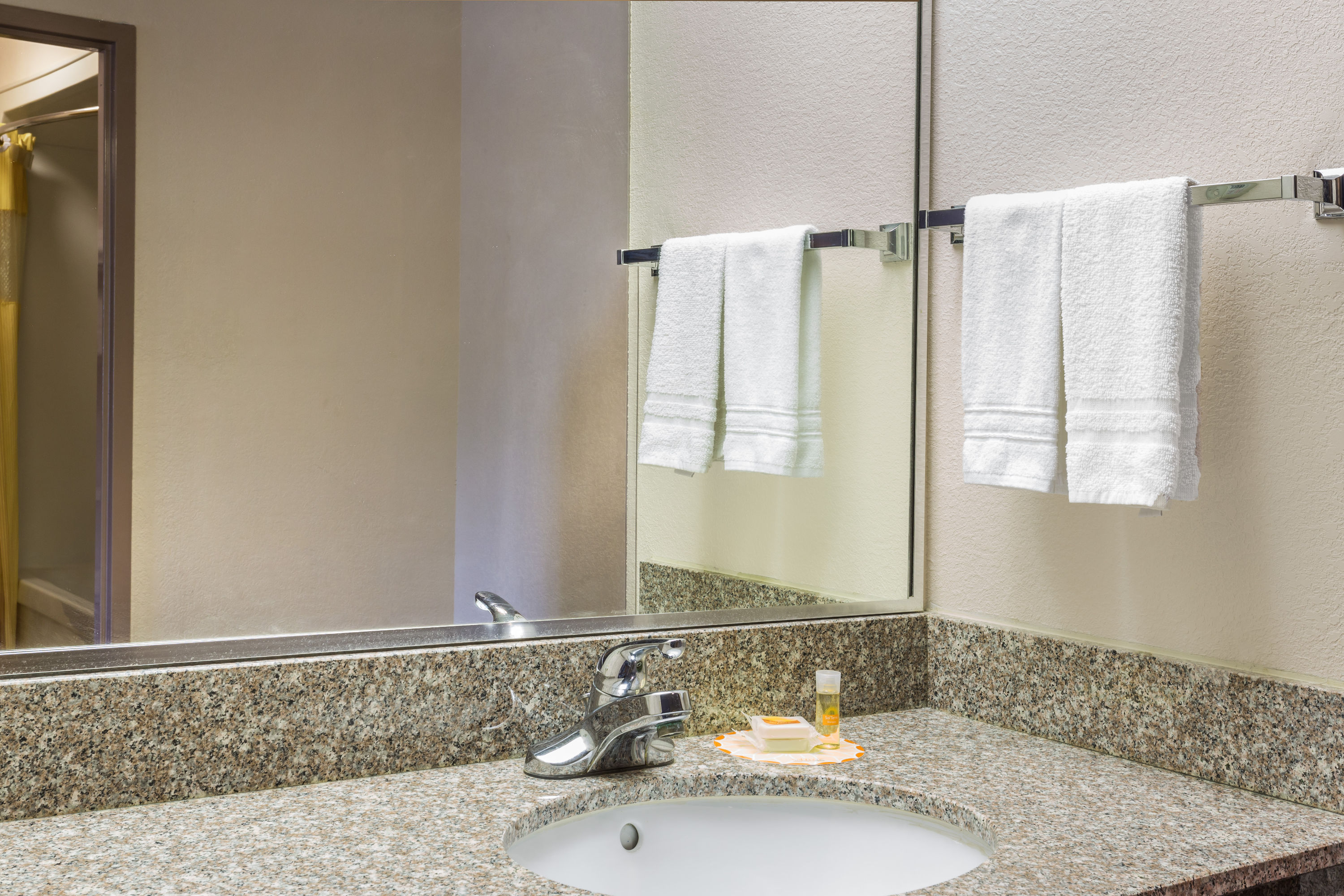 Guest room at the Days Inn by Wyndham Panama City/Callaway in Panama City, Florida