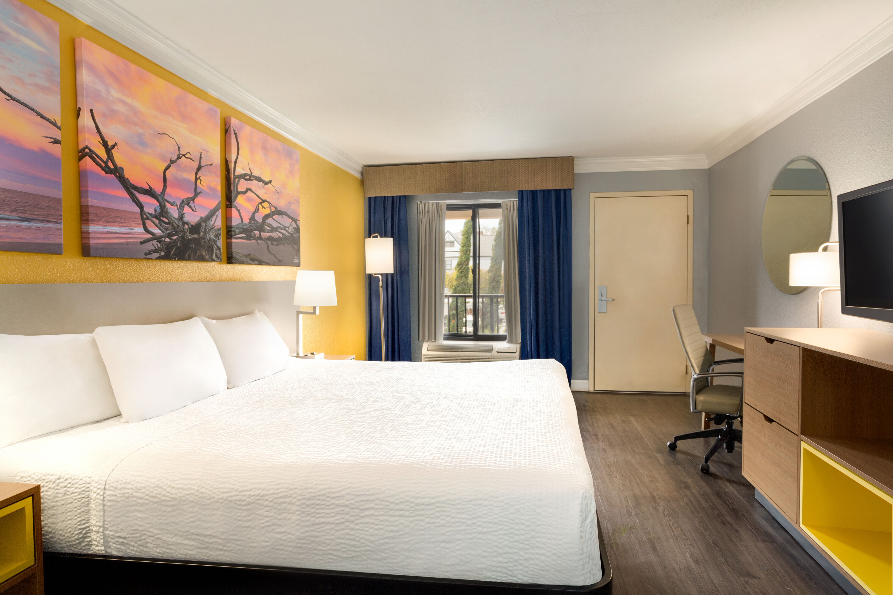 Guest room at the Days Inn by Wyndham Pensacola - Historic Downtown in Pensacola, Florida