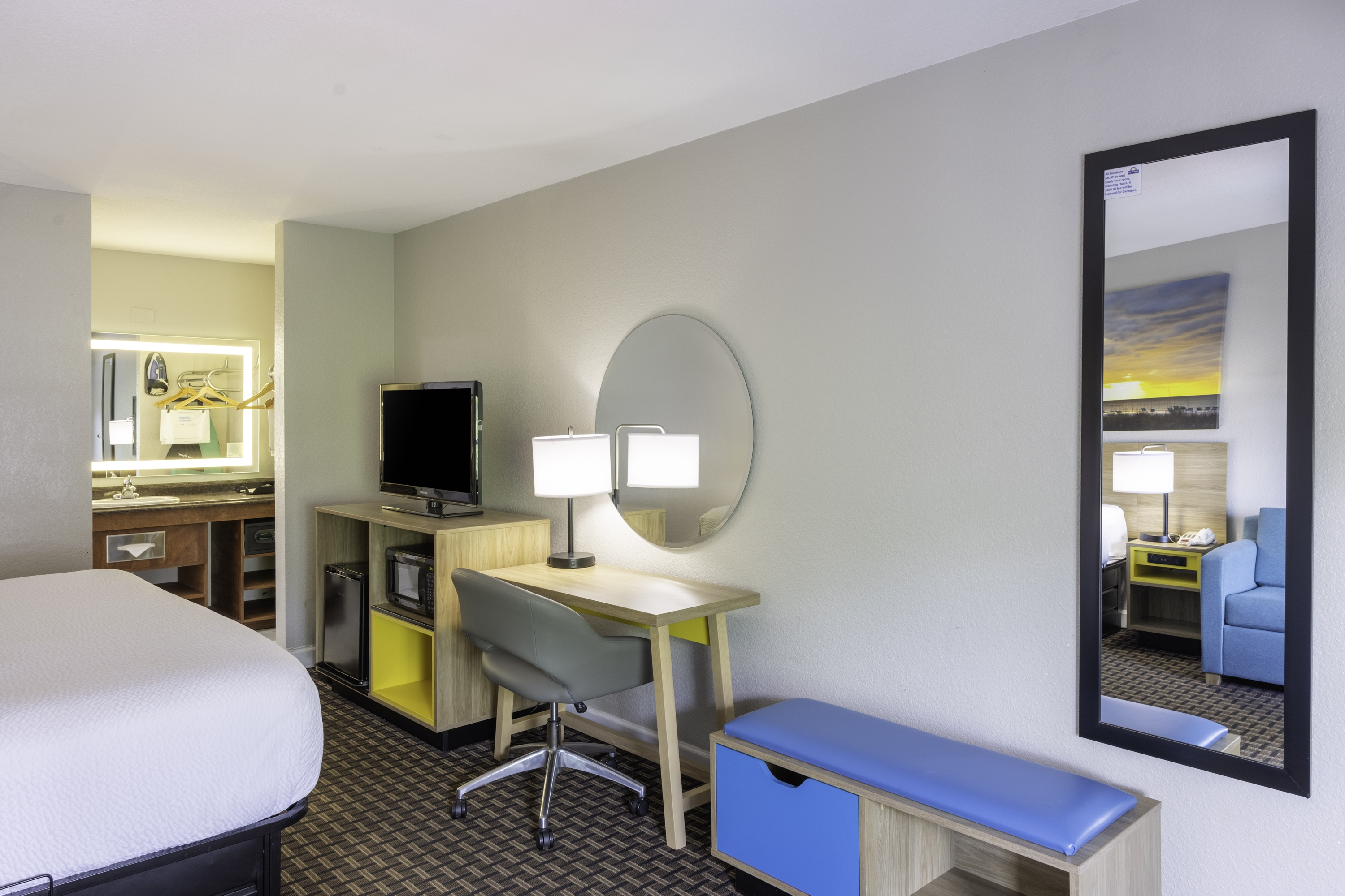 Guest room feature at the Days Inn by Wyndham Port Charlotte/Punta Gorda in Port Charlotte, Florida