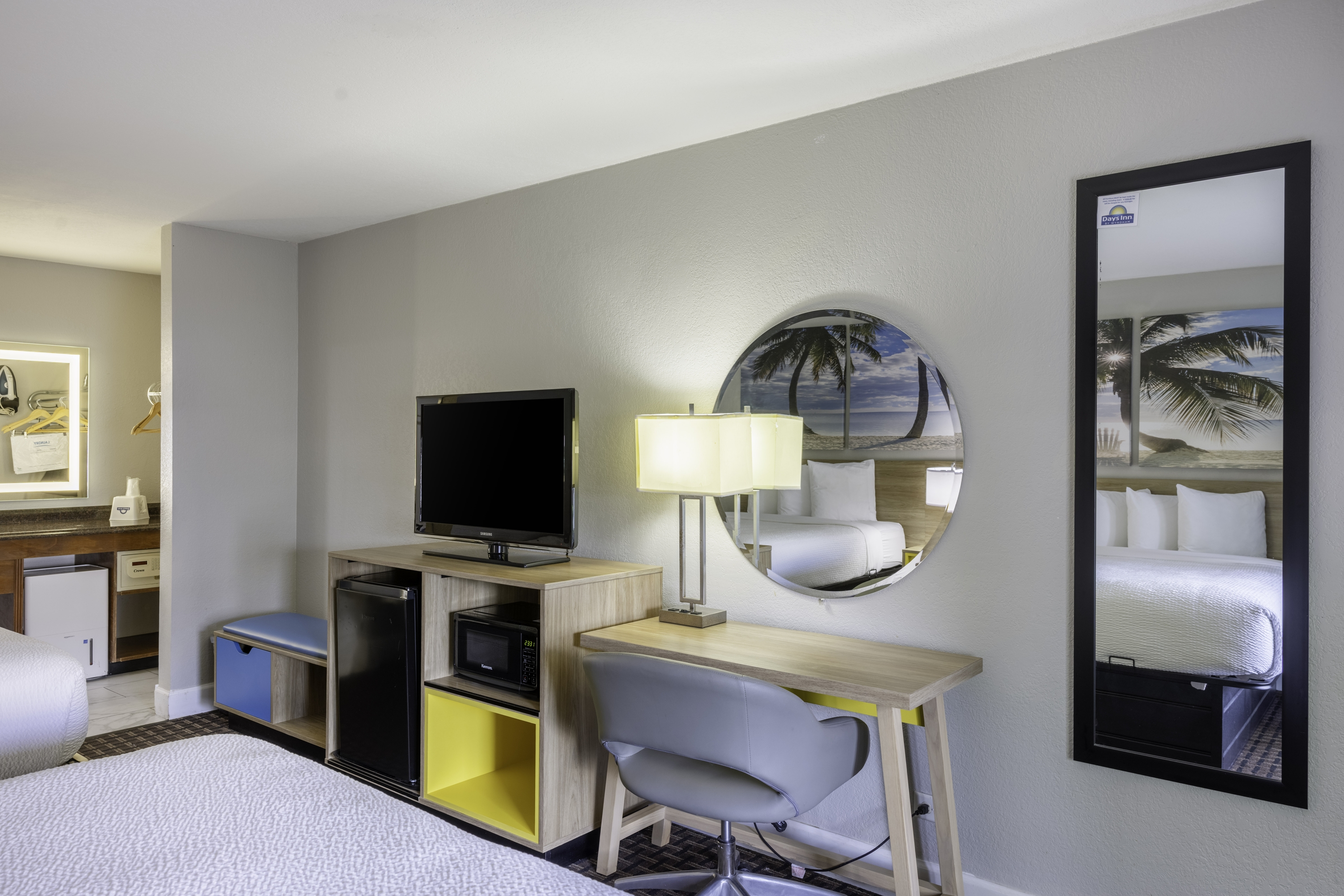 Guest room feature at the Days Inn by Wyndham Port Charlotte/Punta Gorda in Port Charlotte, Florida