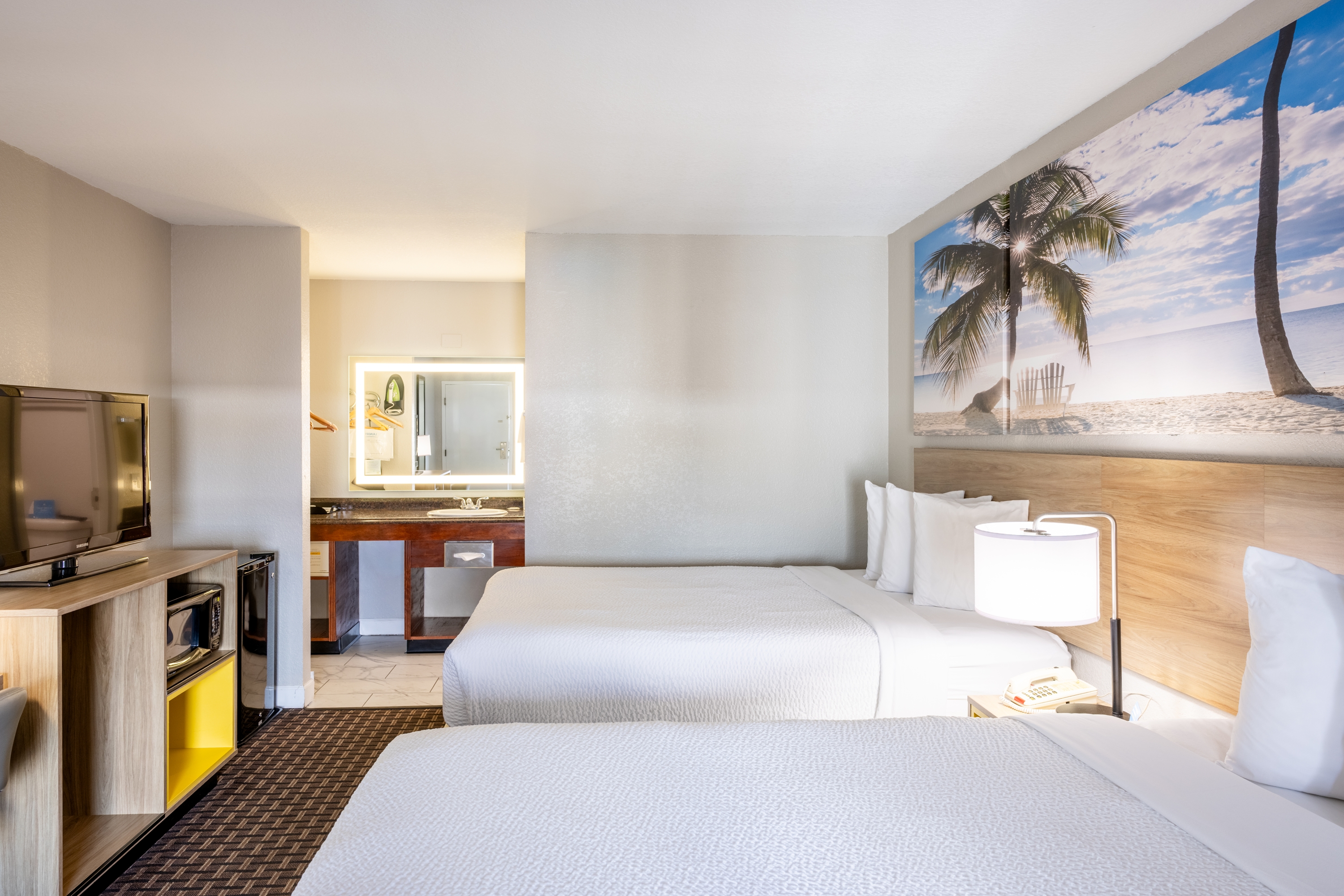 Guest room at the Days Inn by Wyndham Port Charlotte/Punta Gorda in Port Charlotte, Florida