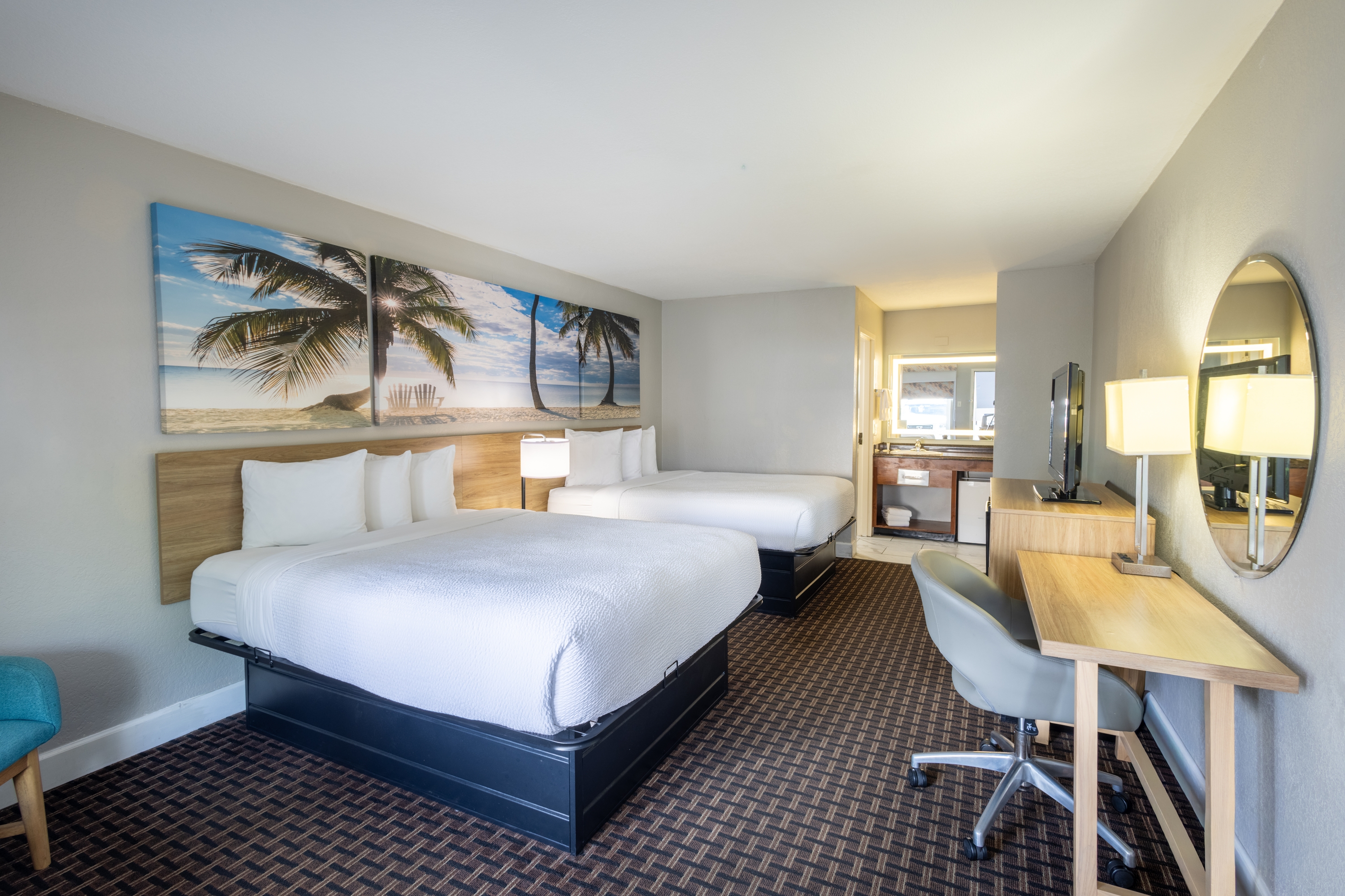 Guest room at the Days Inn by Wyndham Port Charlotte/Punta Gorda in Port Charlotte, Florida