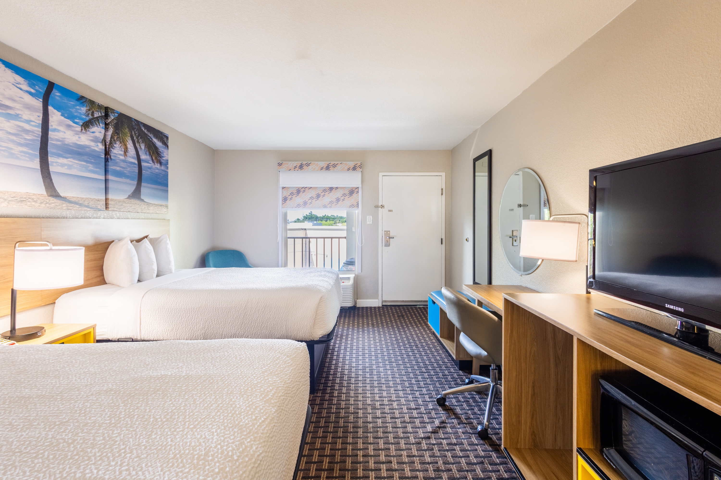 Guest room at the Days Inn by Wyndham Port Charlotte/Punta Gorda in Port Charlotte, Florida