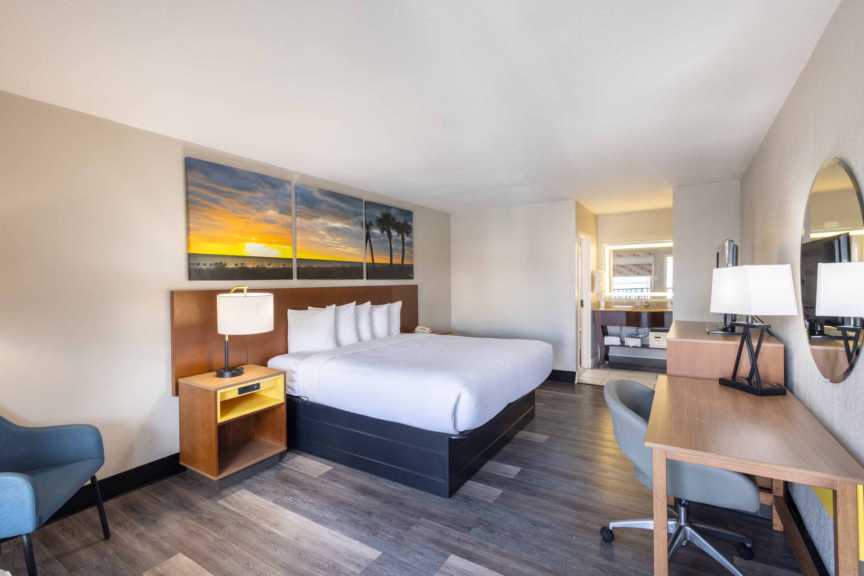 Guest room at the Days Inn by Wyndham Port Charlotte/Punta Gorda in Port Charlotte, Florida