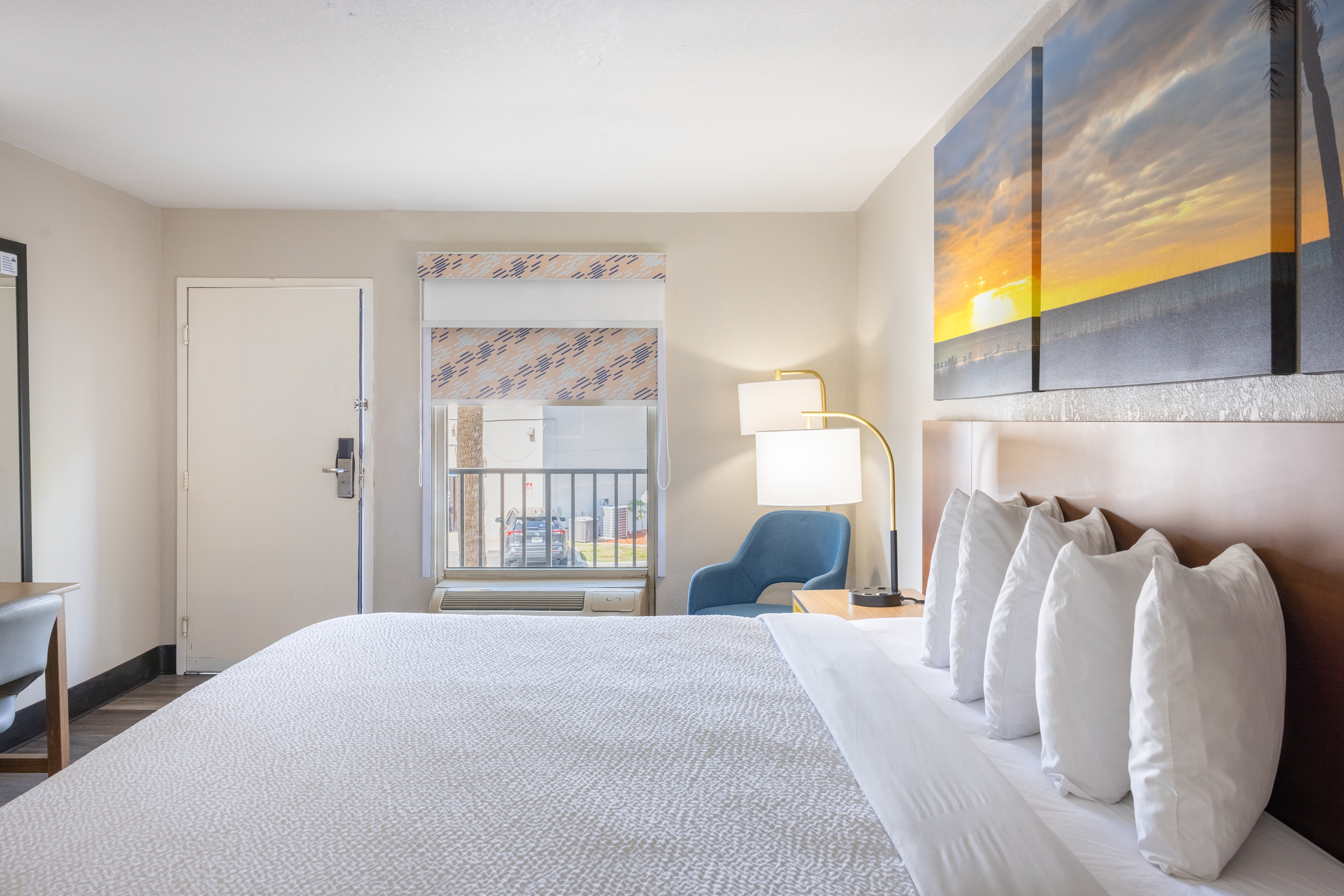 Guest room at the Days Inn by Wyndham Port Charlotte/Punta Gorda in Port Charlotte, Florida