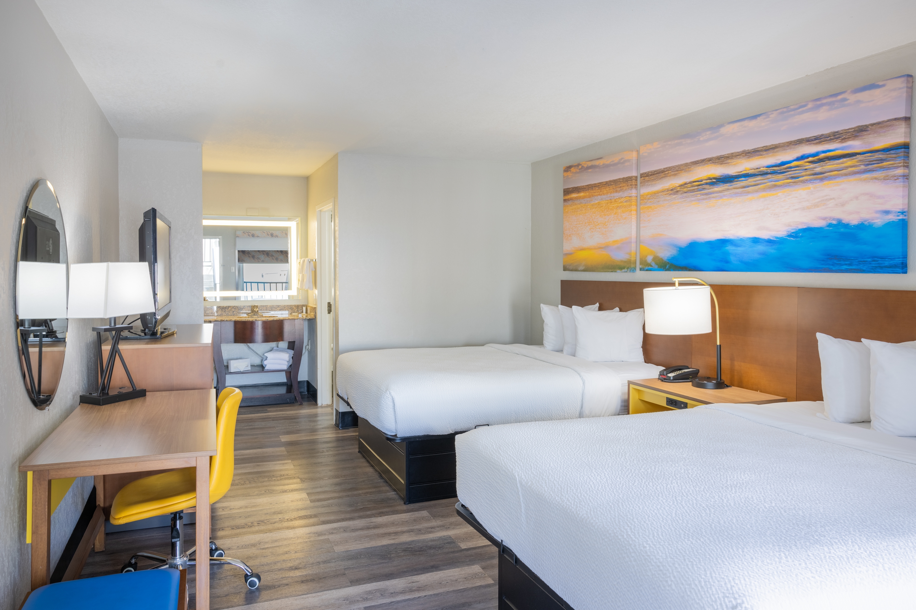Guest room at the Days Inn by Wyndham Port Charlotte/Punta Gorda in Port Charlotte, Florida