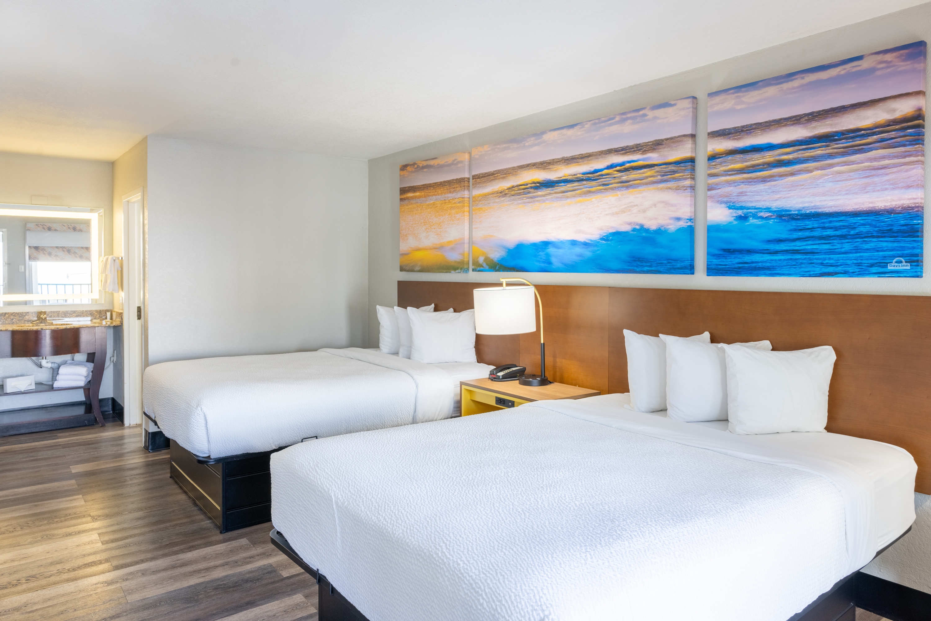 Guest room at the Days Inn by Wyndham Port Charlotte/Punta Gorda in Port Charlotte, Florida