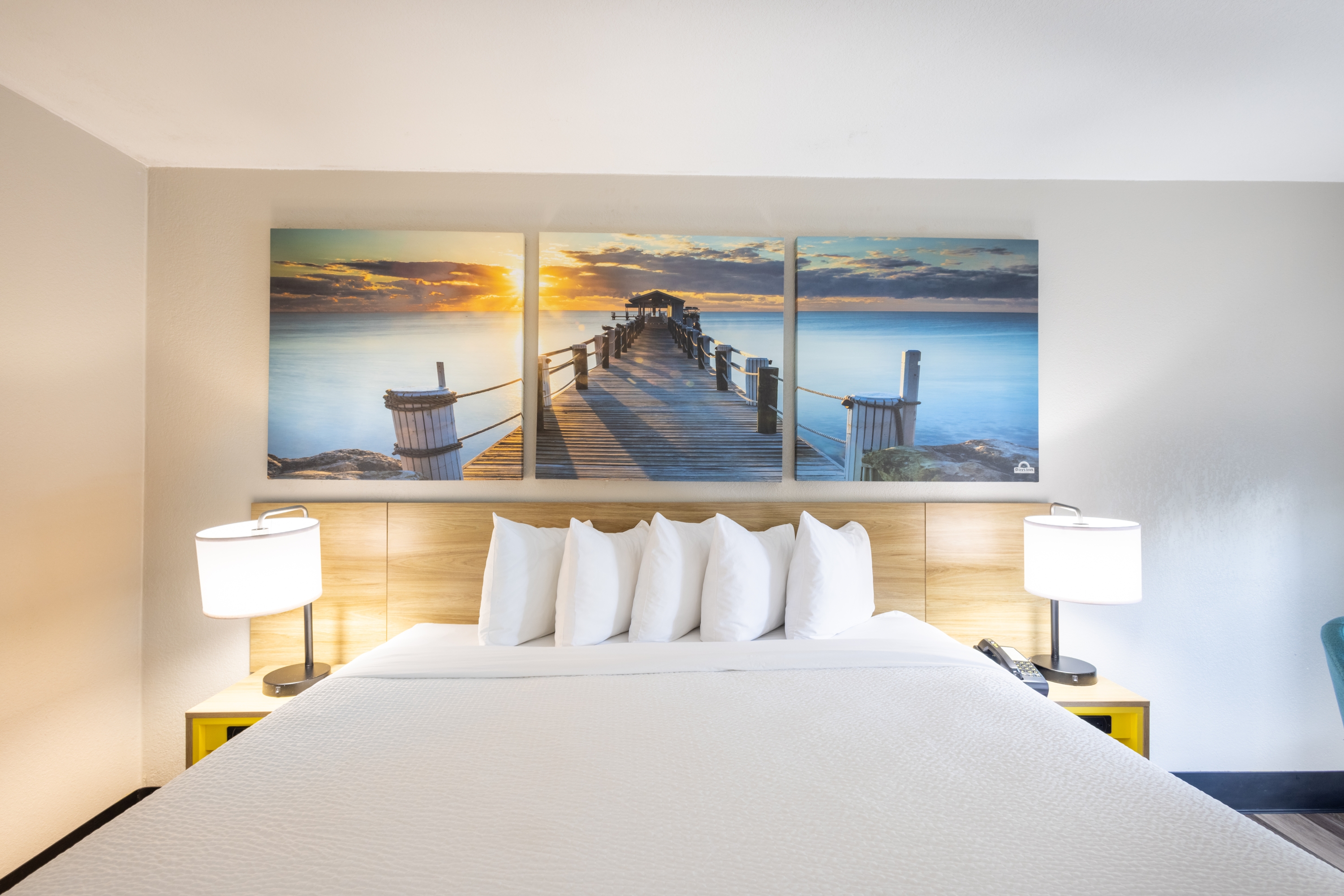 Guest room at the Days Inn by Wyndham Port Charlotte/Punta Gorda in Port Charlotte, Florida