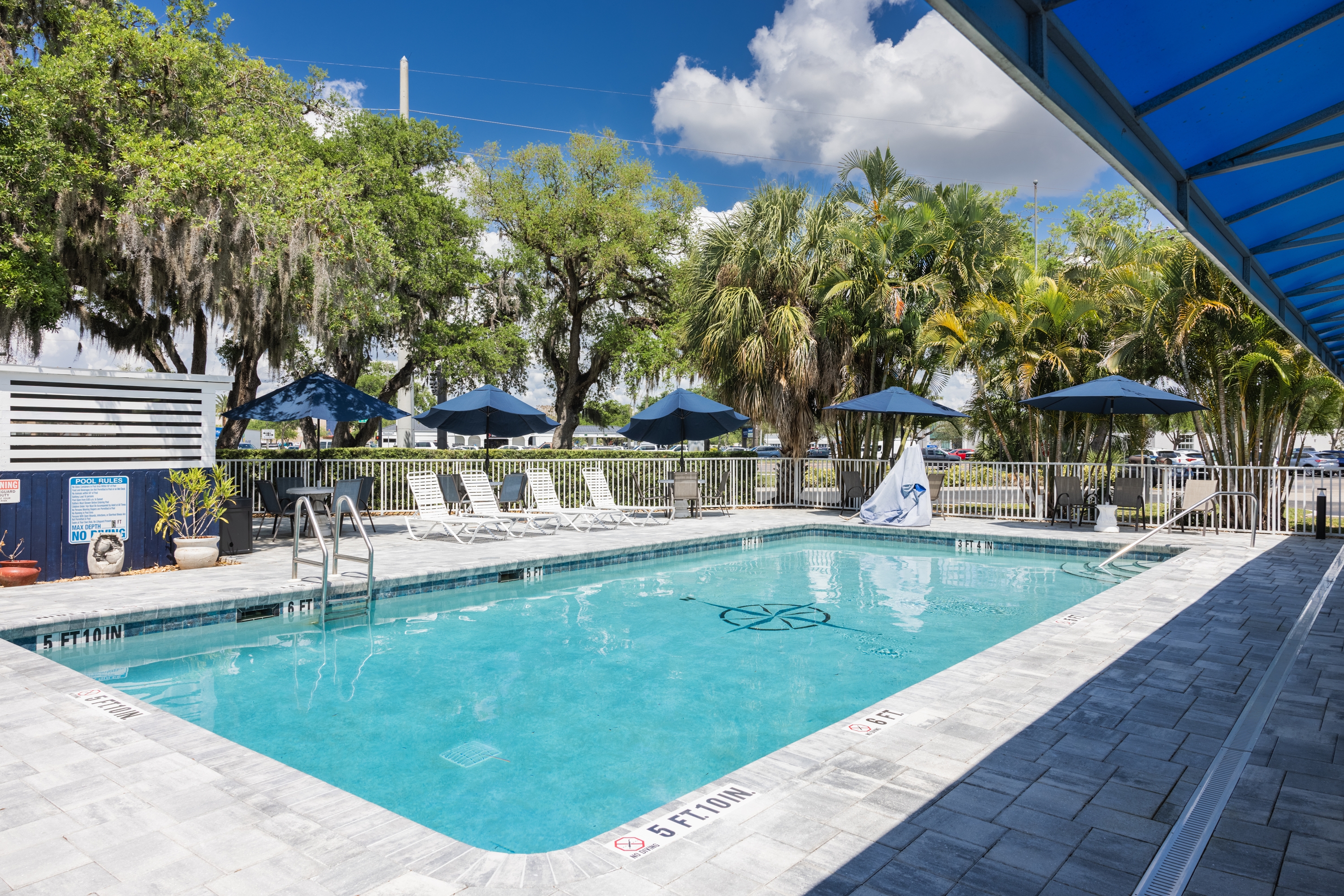 Pool at the Days Inn by Wyndham Port Charlotte/Punta Gorda in Port Charlotte, Florida