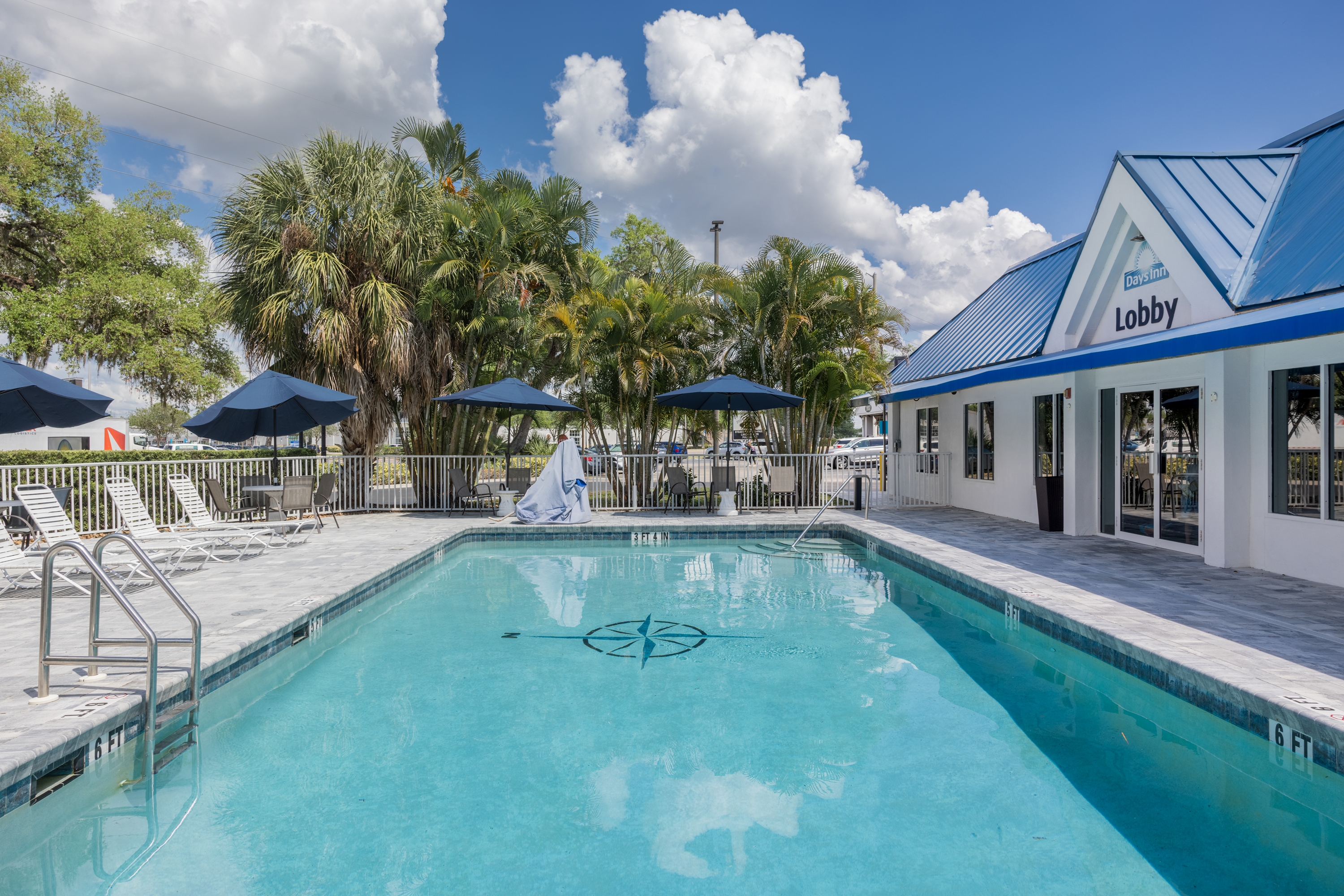 Pool at the Days Inn by Wyndham Port Charlotte/Punta Gorda in Port Charlotte, Florida