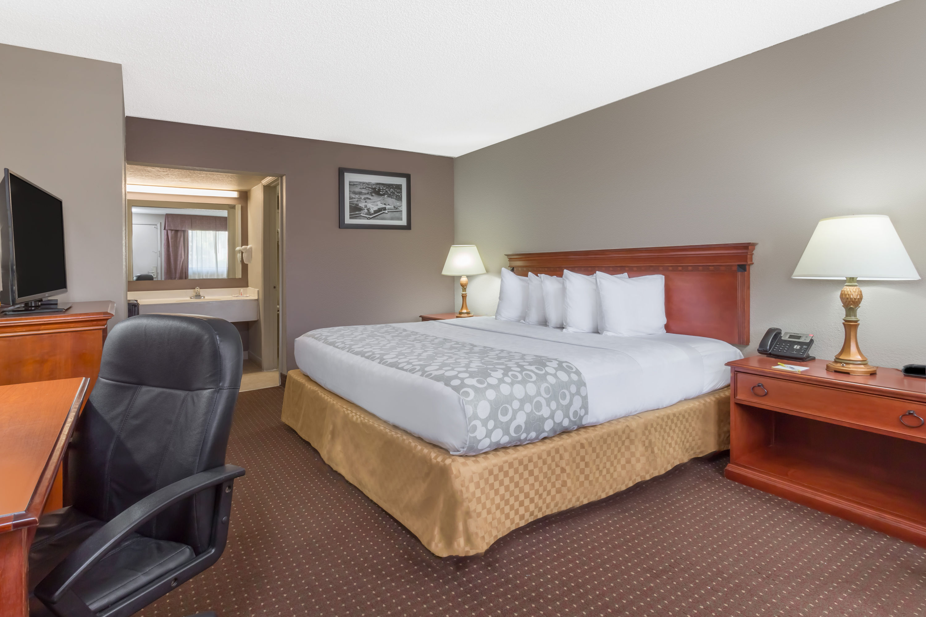 Guest room at the Days Inn by Wyndham St Augustine/Historic Downtown in Saint Augustine, Florida
