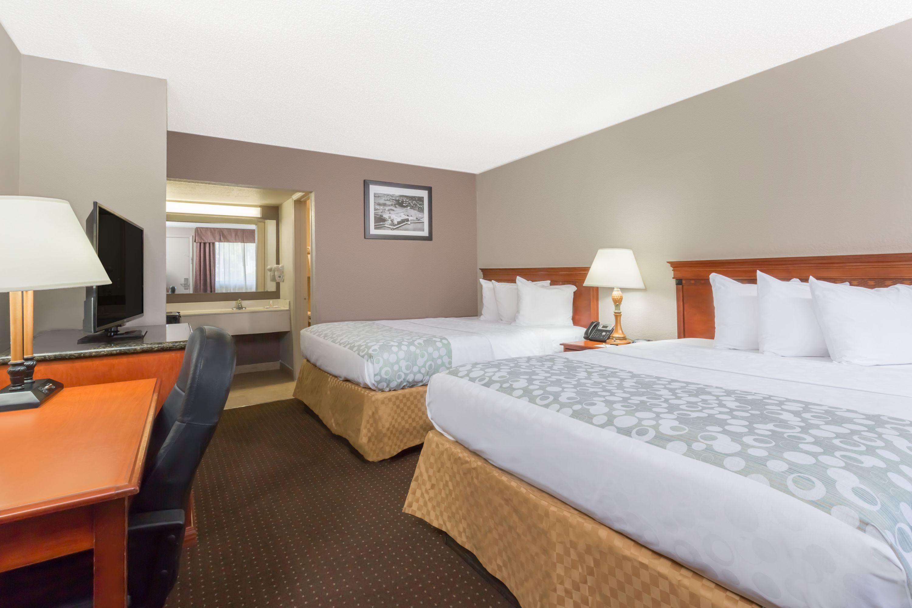 Guest room at the Days Inn by Wyndham St Augustine/Historic Downtown in Saint Augustine, Florida