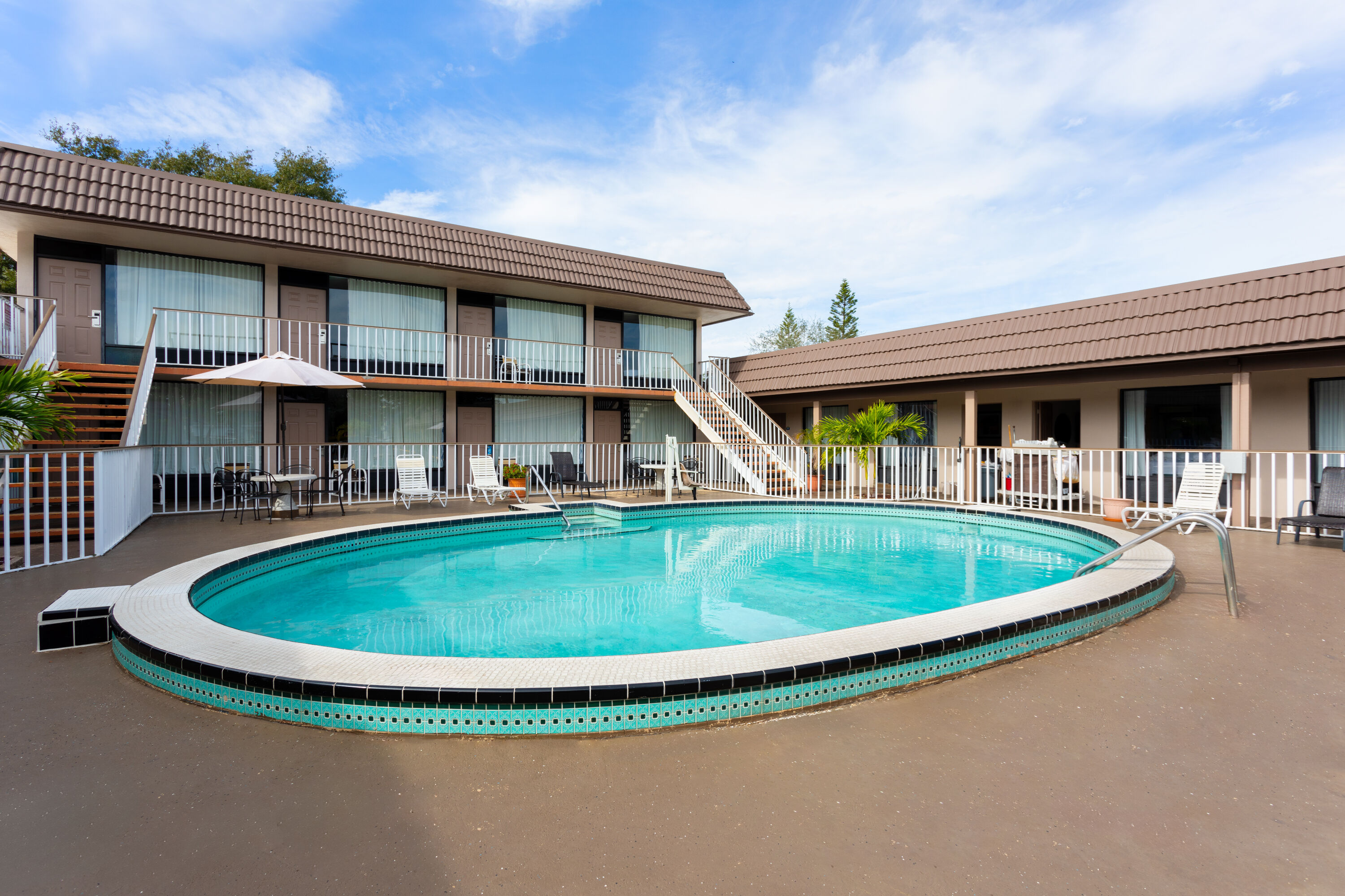 Pool at the Days Inn by Wyndham St. Petersburg Central in Saint Petersburg, Florida