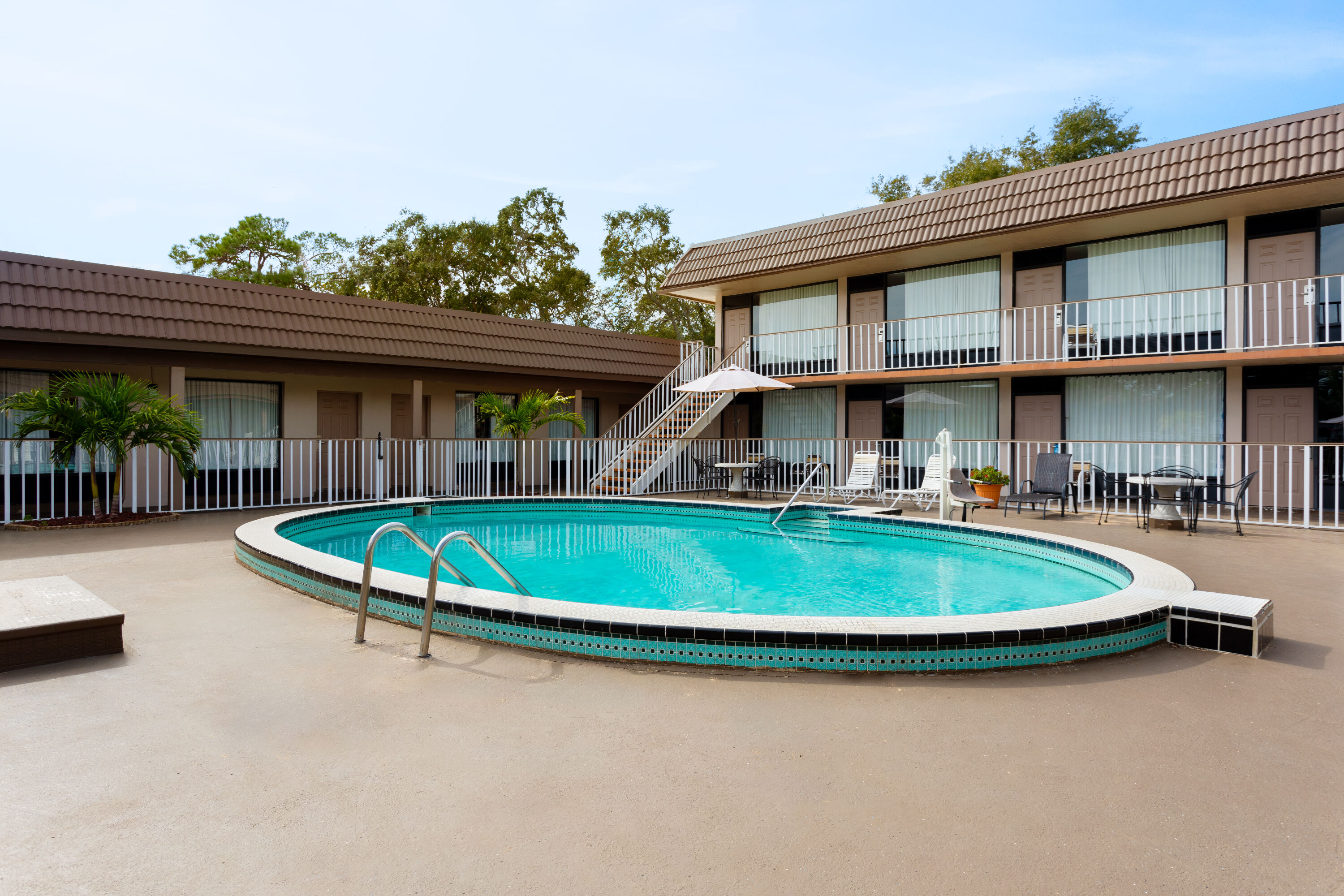 Pool at the Days Inn by Wyndham St. Petersburg Central in Saint Petersburg, Florida