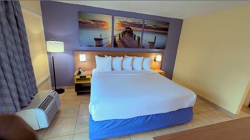 Guest room at the Days Inn by Wyndham St. Petersburg / Tampa Bay Area in Saint Petersburg, Florida