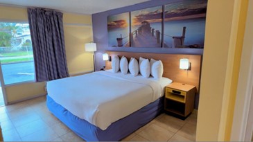 Guest room at the Days Inn by Wyndham St. Petersburg / Tampa Bay Area in Saint Petersburg, Florida