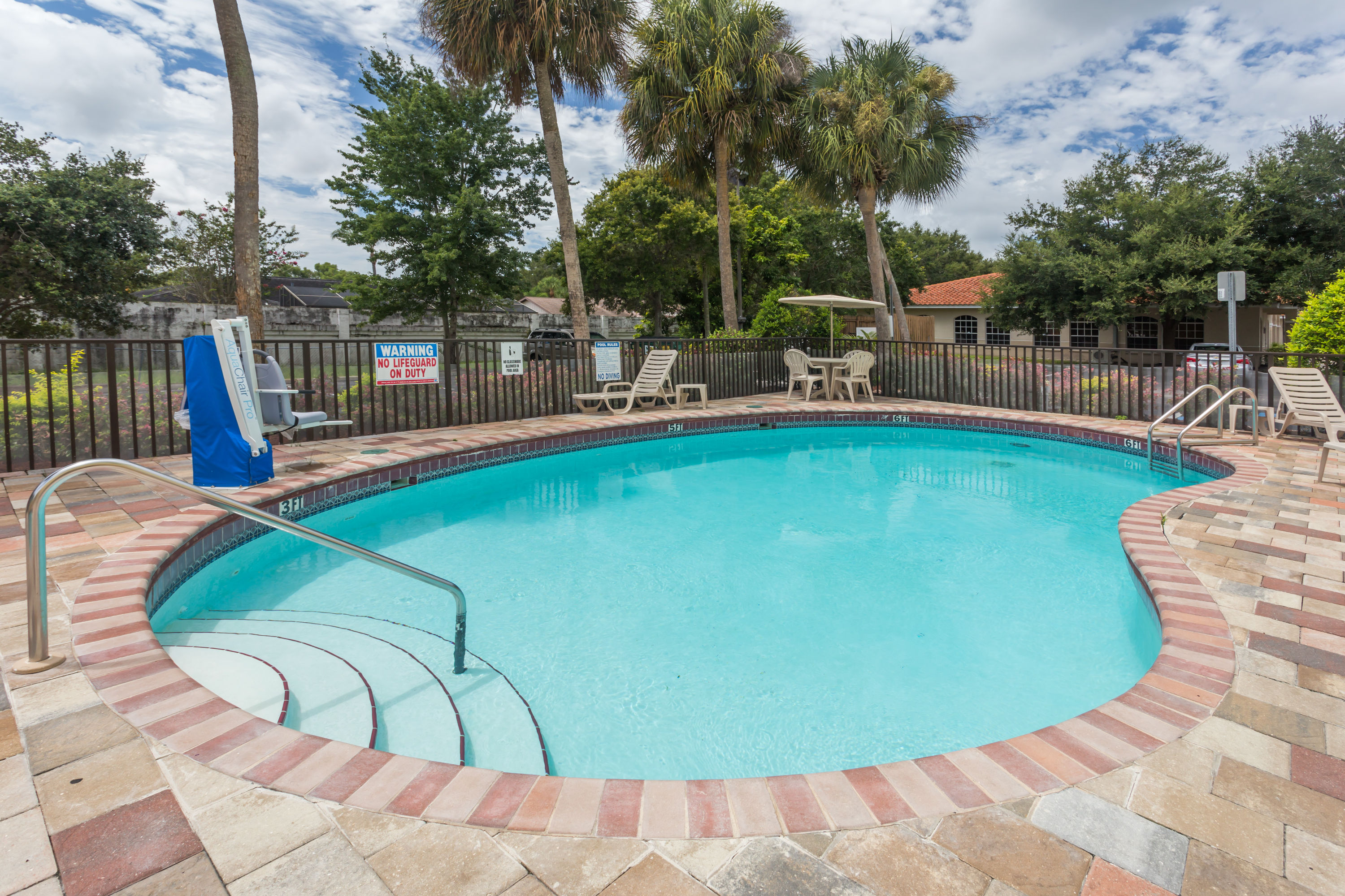 Pool at the Days Inn by Wyndham Sarasota I-75 in Sarasota, Florida