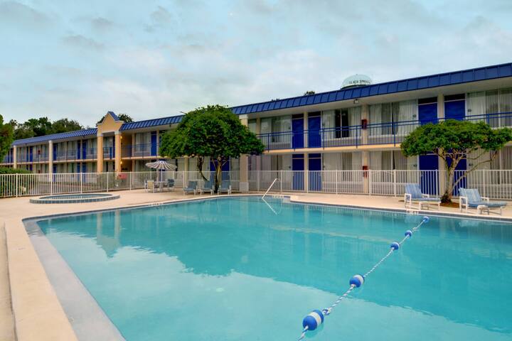 Pool at the Days Inn Silver Springs/Ocala East in Silver Springs, Florida