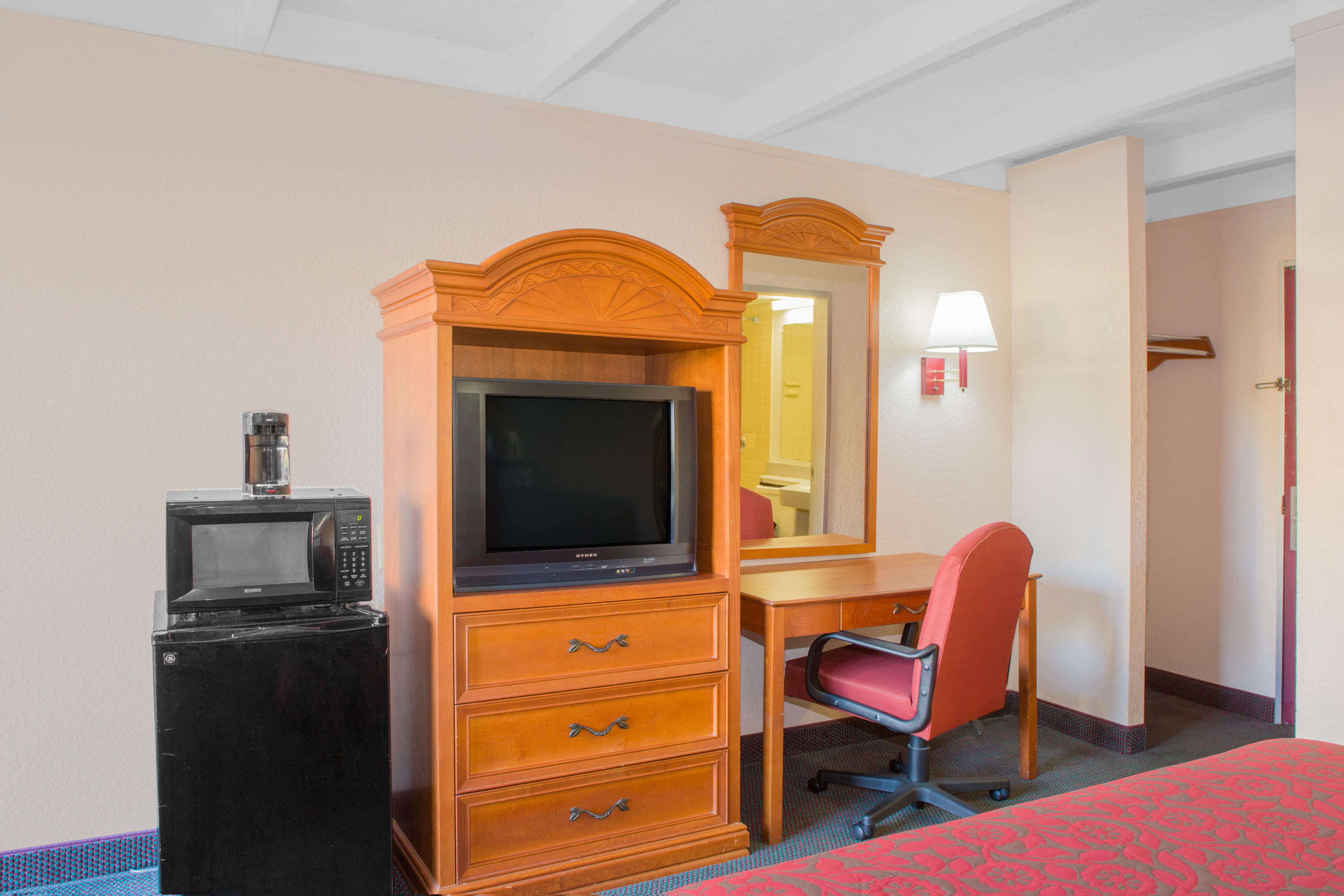 Guest room at the Days Inn by Wyndham Tallahassee University Center in Tallahassee, Florida